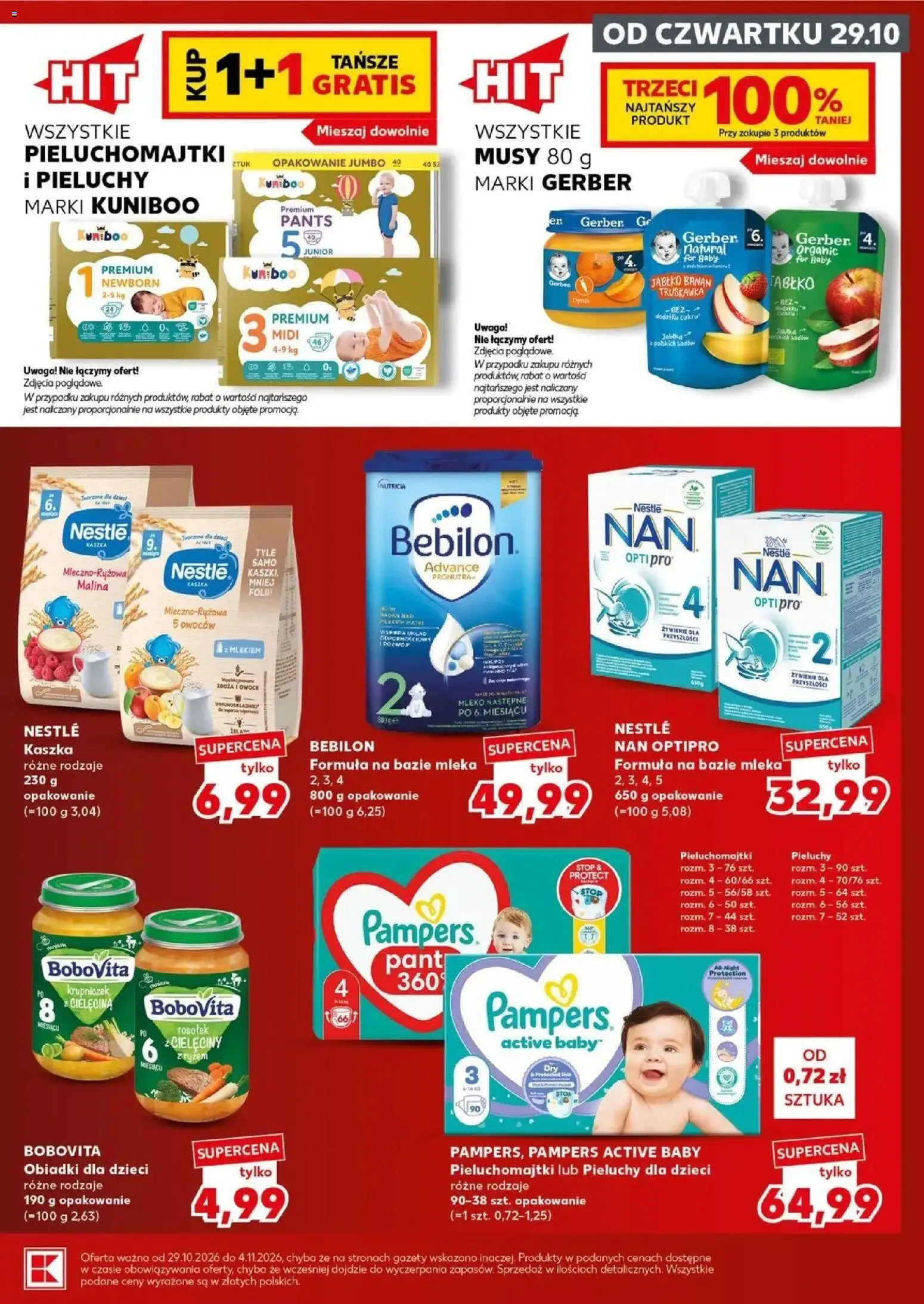 Kaufland gazetka - Super sobota od 31.10.2026 - od jutra PDF | Strona: 25 | Produkty: Gazety, Zboża, Cielęcina, Pieluchy