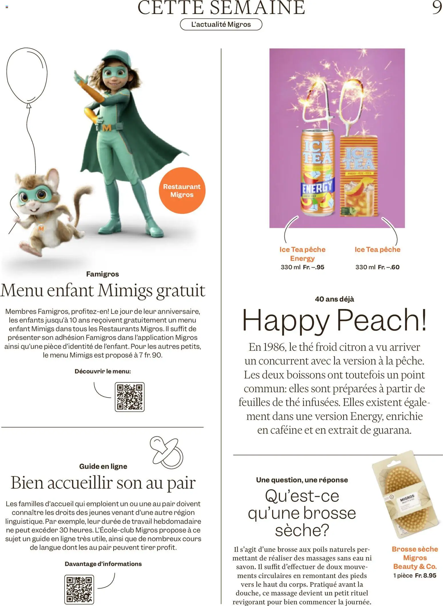 Migros aktionen Magazine FR – gültig ab 12.08.2026 | Seite: 9 | Produkte: Glace