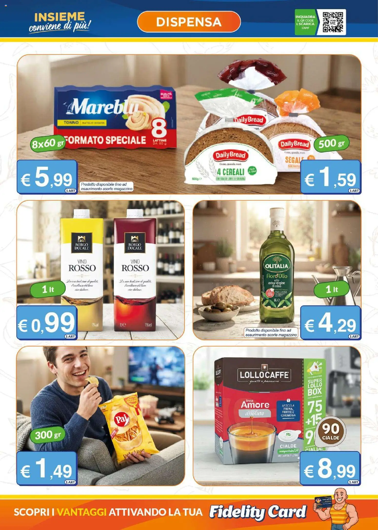 Volantino Mister Risparmio del 08/10/2026 | Pagina: 3 | Prodotti: Cereali, Olio, Cialde, Vino rosso
