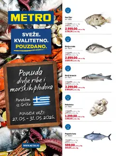 Metro katalog Divlja riba - pregled Metro kataloga - važi od 27.05.2026