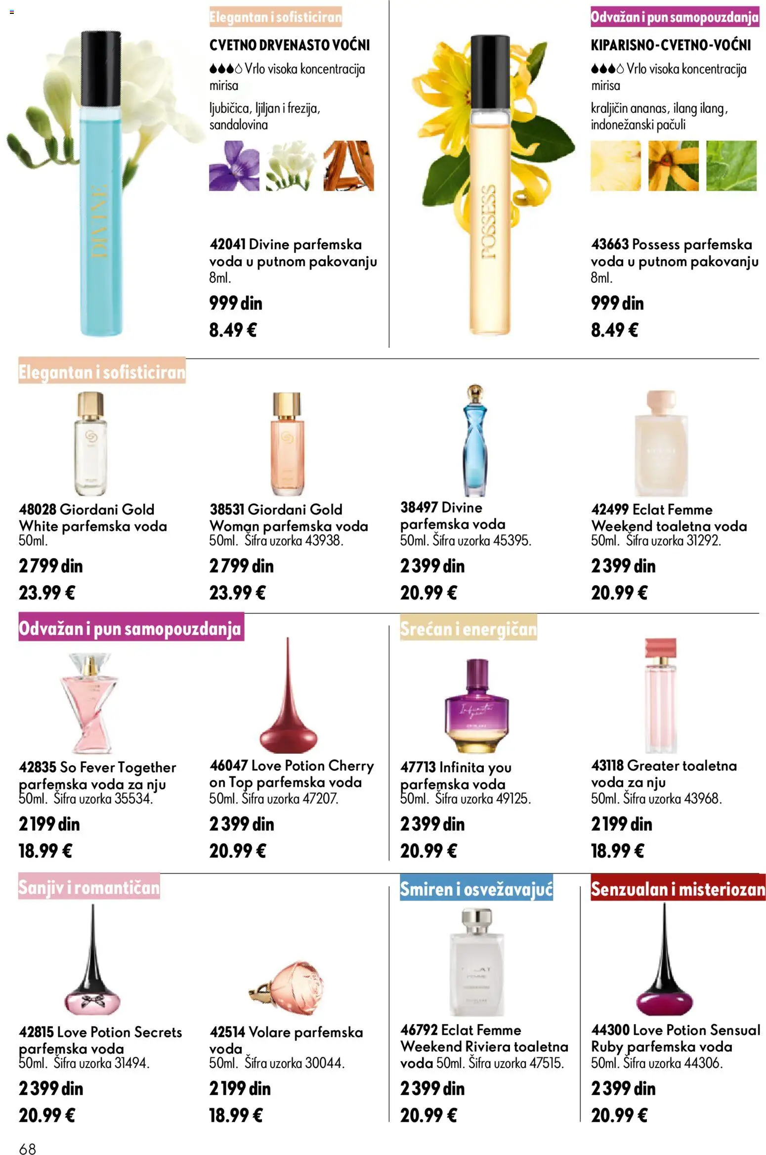 Oriflame katalog - važi od 05.08.2026 | Strana: 68