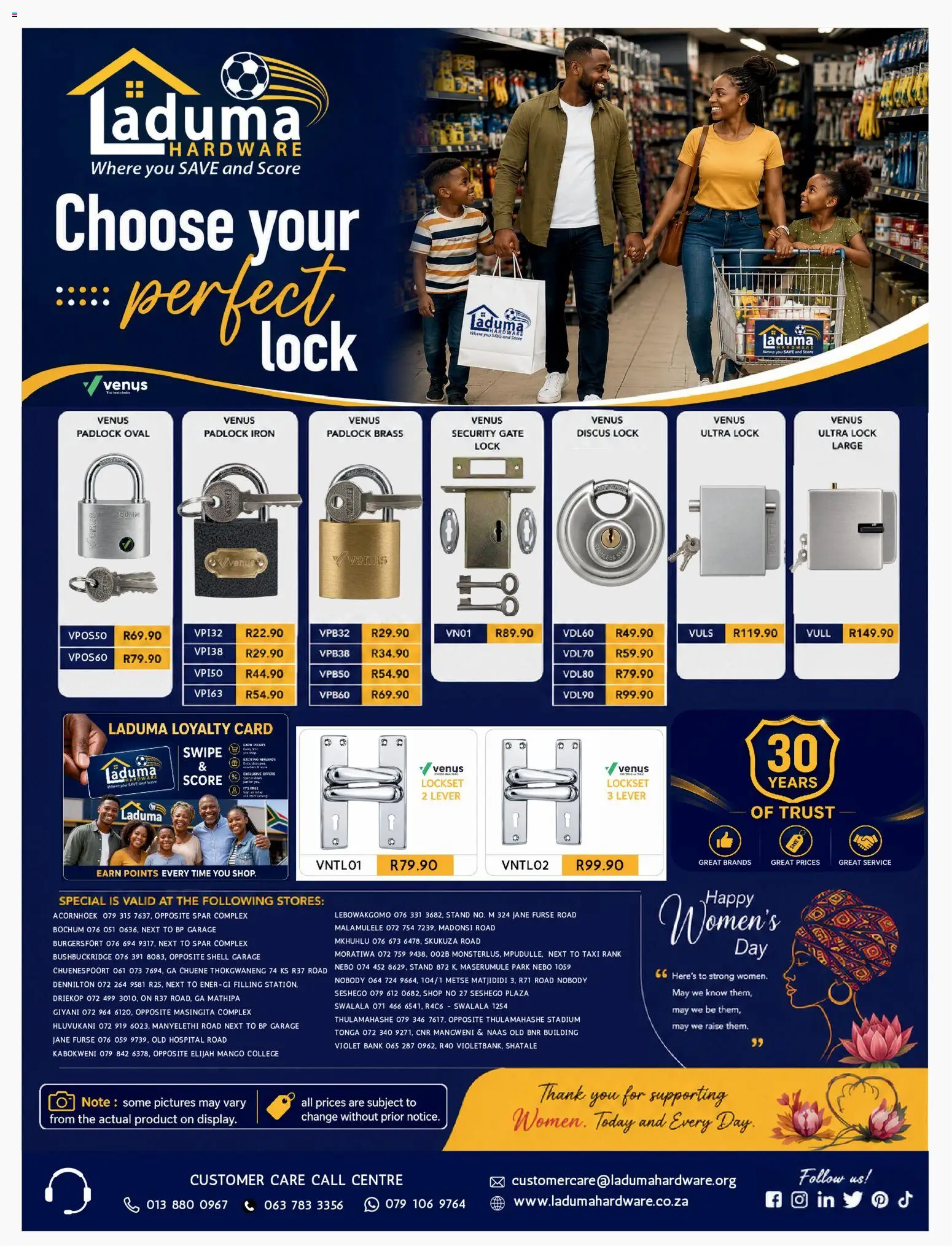 New Laduma Hardware catalogue – valid from 01/08/2026 | Page: 24 | Products: Iron, Lock, Gate, Mango