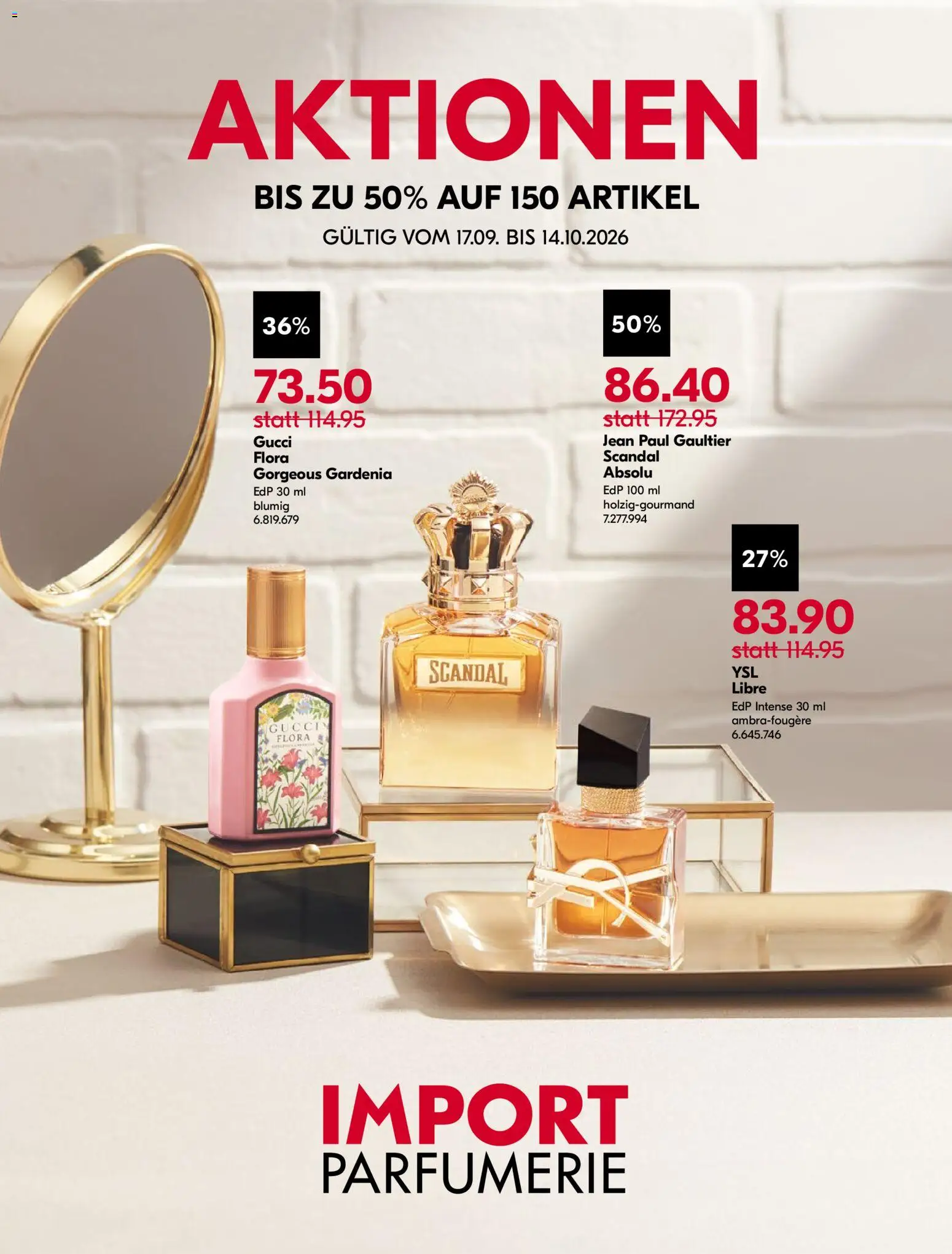 Import Parfumerie aktionen – gültig ab 17.09.2026 | Seite: 1