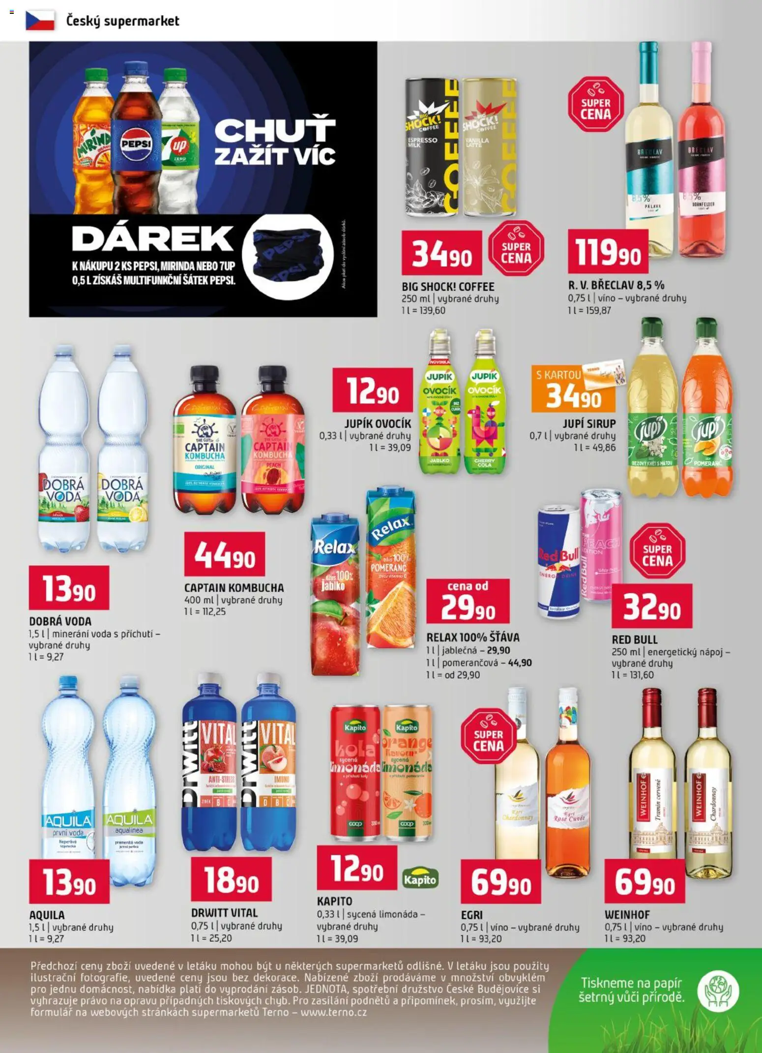 Terno leták od 21.10.2026 | Strana: 12 | Produkty: Limonáda, Sirup, Aquila, Kola