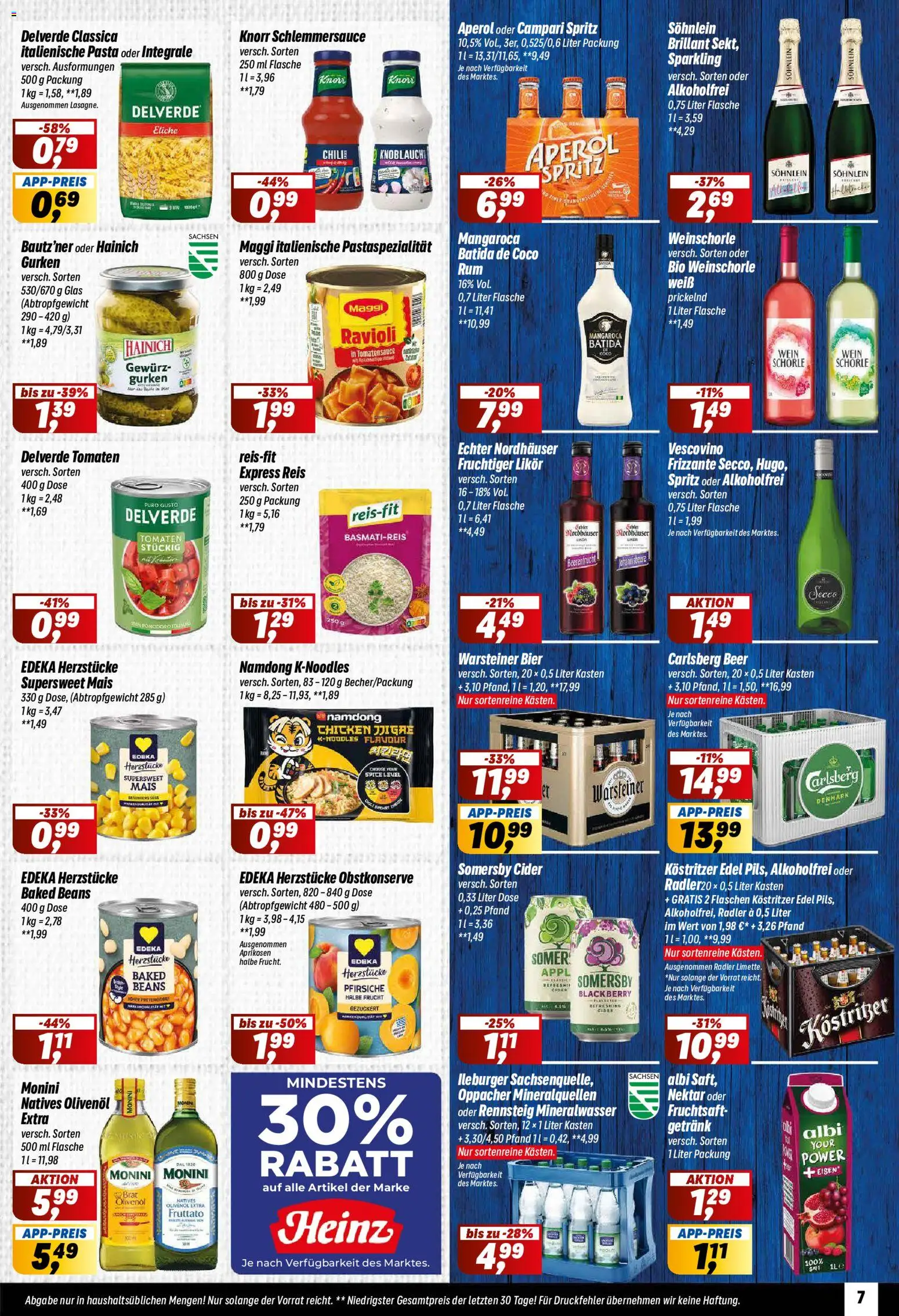 Simmel Prospekt – gültig ab 15.06.2026 | Seite: 7 | Produkte: Bier, Olivenol, Radler, Aperol
