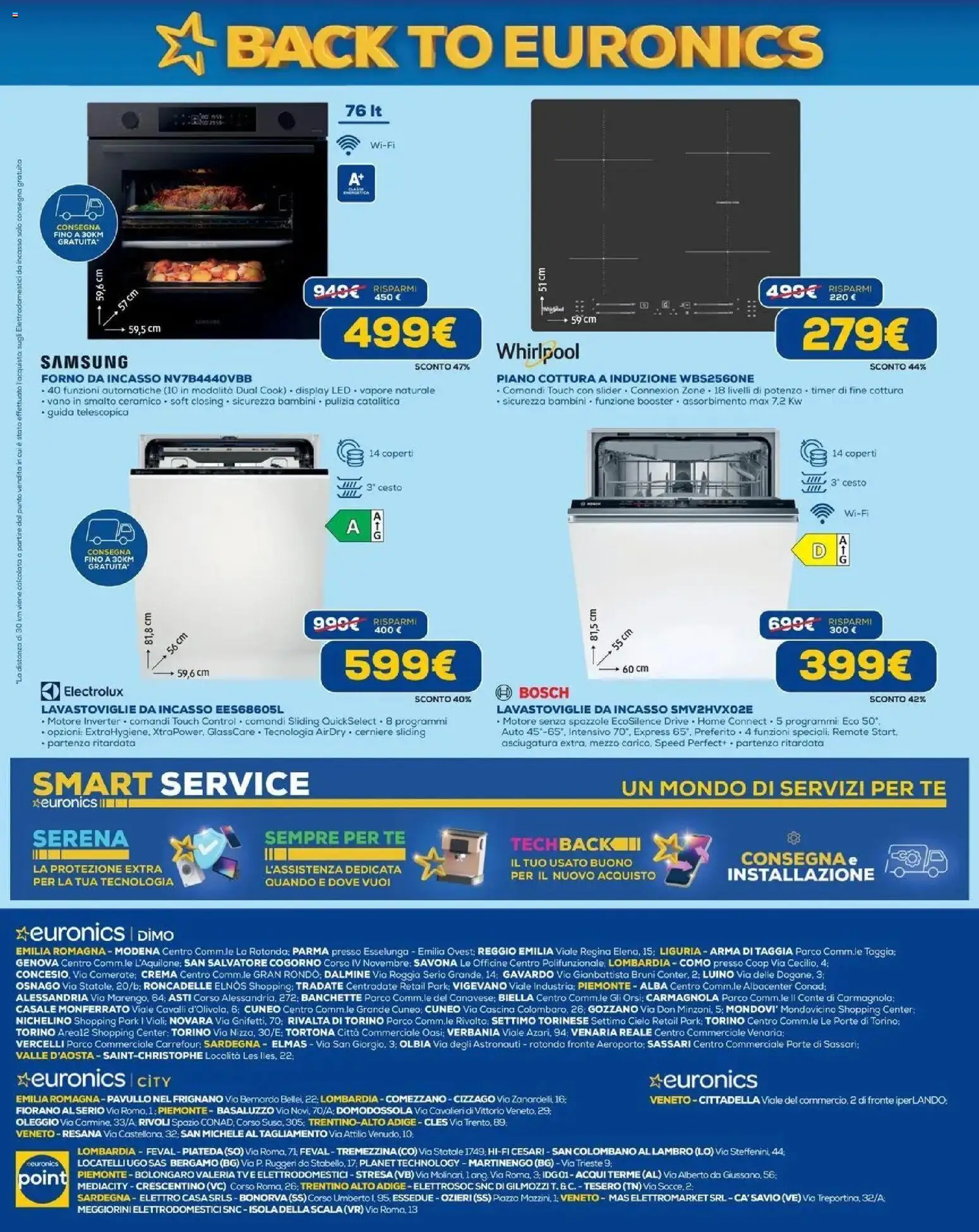 Nuovo Euronics volantino Torino dal 20/08/2026 > offerte anteprima 🛍️ | Pagina: 12 | Prodotti: Crema, Piano cottura, Lavastoviglie, Scala