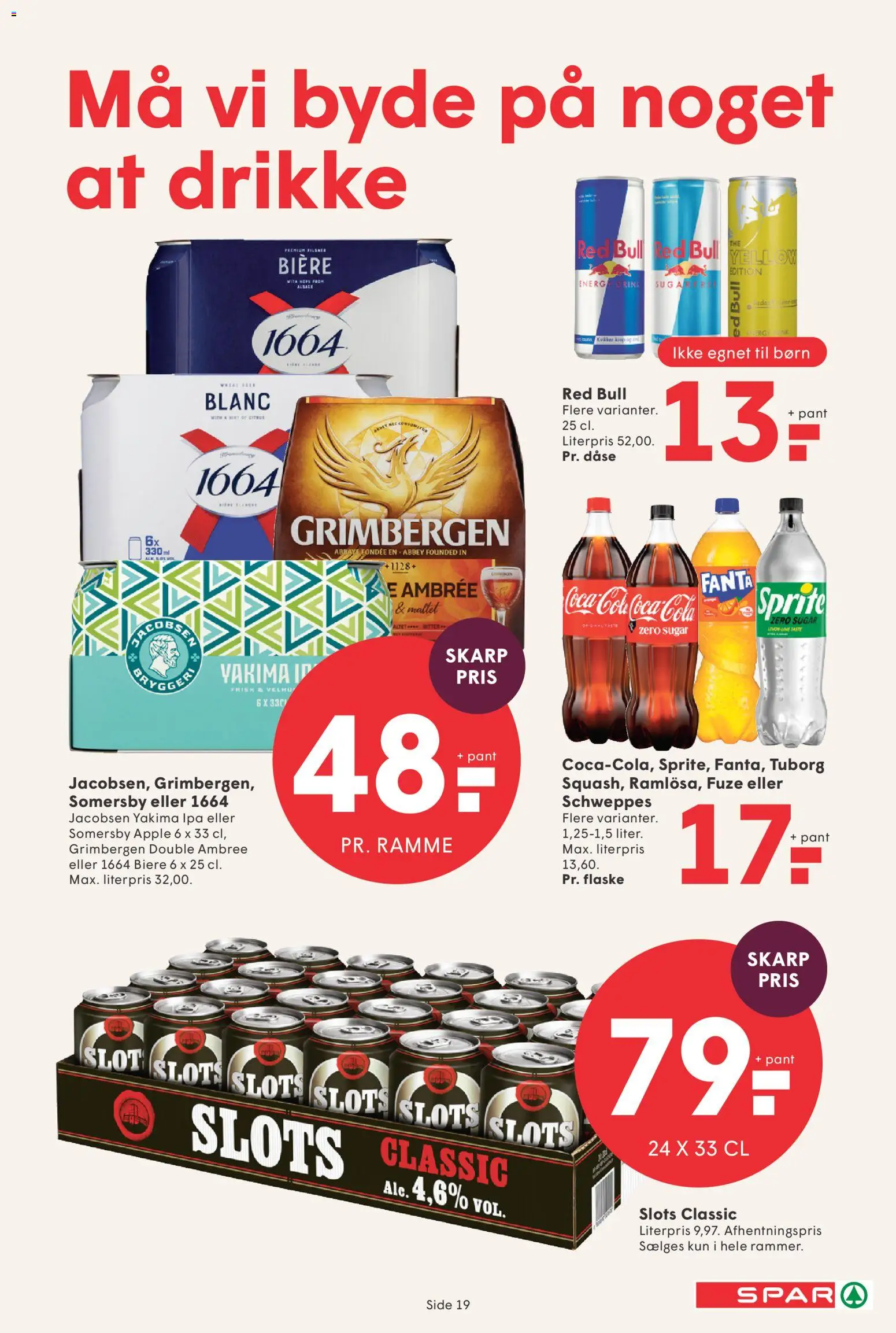Spar tilbudsavis – gyldig fra 18/09/2026 | Side: 20 | Produkter: Rammer, Coca Cola, Fanta, Cola