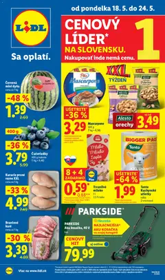 Lidl leták platný od 18.05.2026
