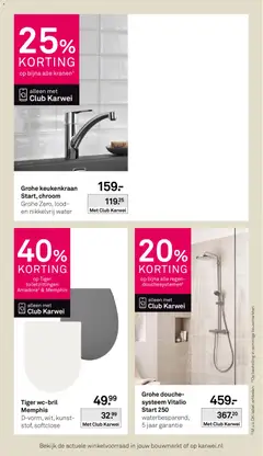 KARWEI folder - Voorbeeld van een folder van KARWEI, geldig van 12-10-2026 | Pagina: 38 | Producten: Douche, Water