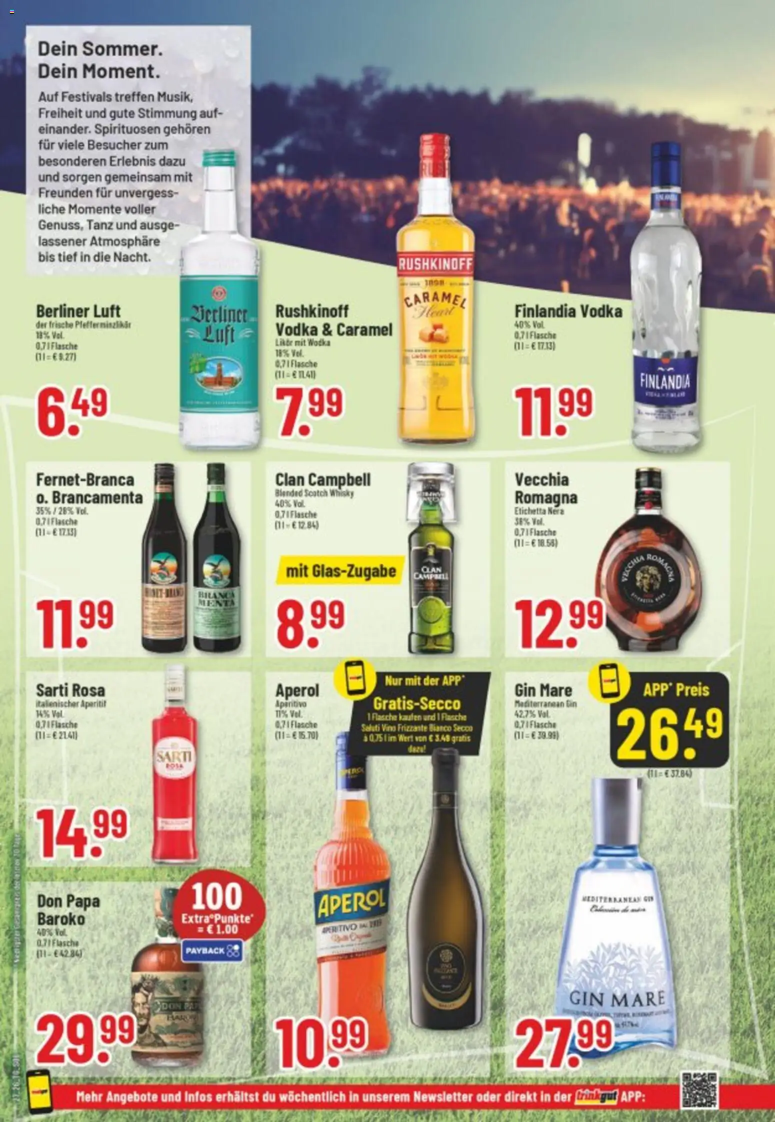 Trinkgut Prospekt – gültig ab 29.06.2026 | Seite: 8 | Produkte: Berliner, Whisky, Aperol, Vodka
