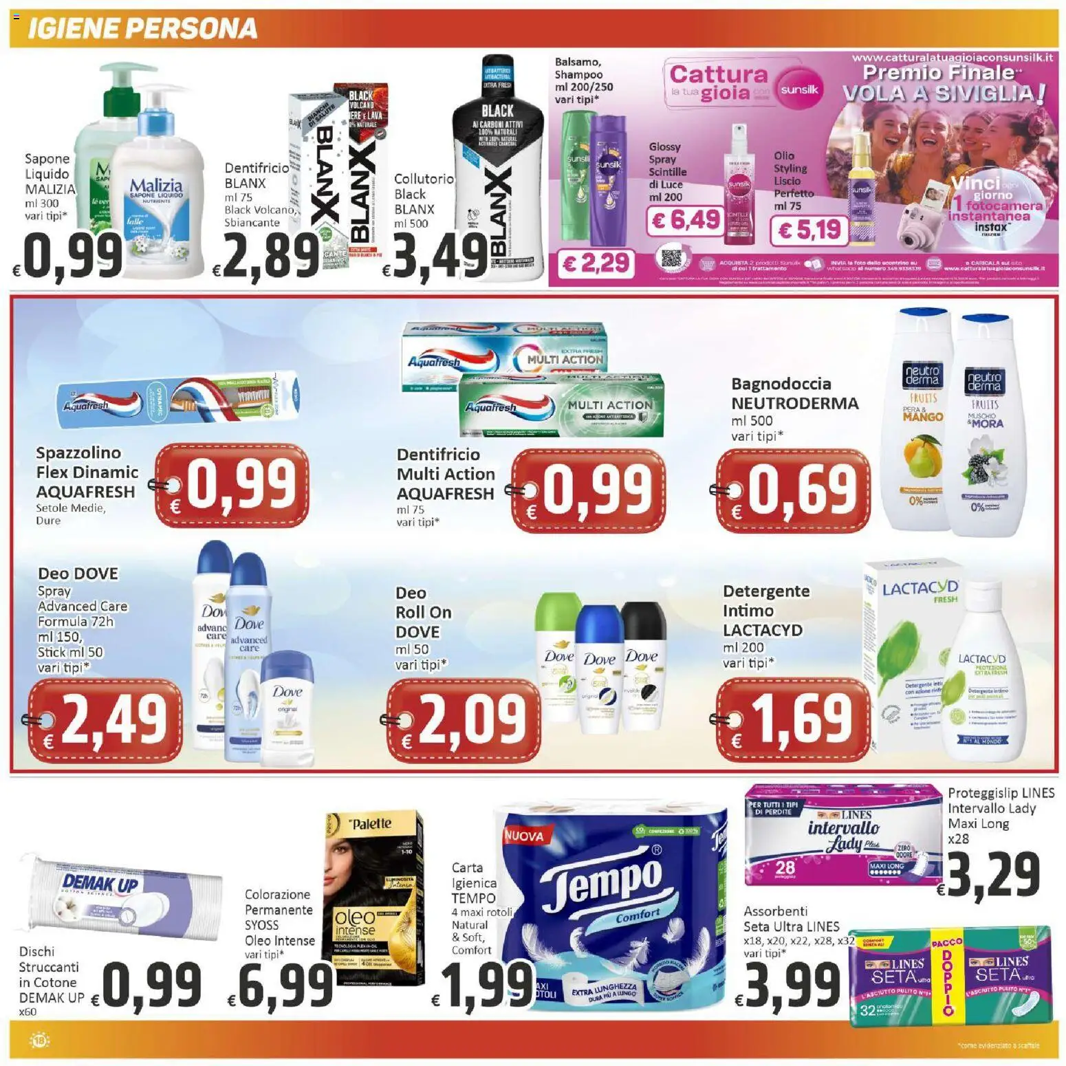 Volantino Paghi Poco del 21/08/2026 | Pagina: 18 | Prodotti: Sapone, Dentifricio, Collutorio, Intimo