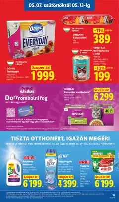 Lidl akciós újság - amely érvényes a következő dátumtól: 07.05.2026 | Oldal: 15
