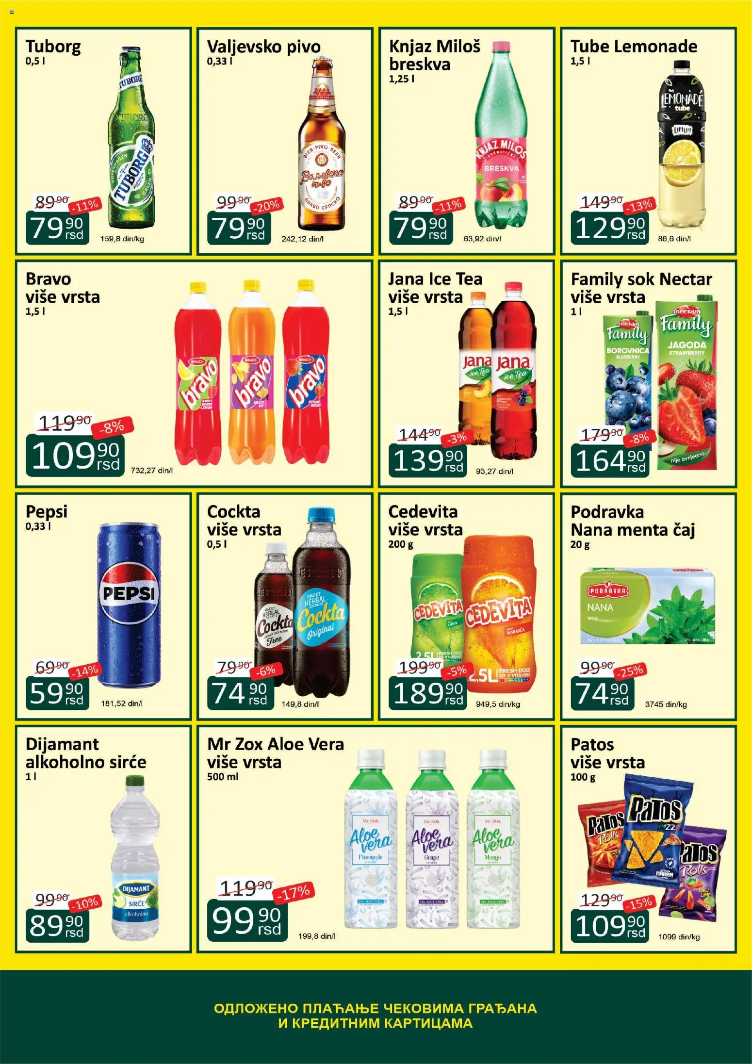 ŽINASA katalog - važi od 01.06.2026 | Strana: 5 | Proizvode: Mango, Borovnica, Podravka, Pepsi