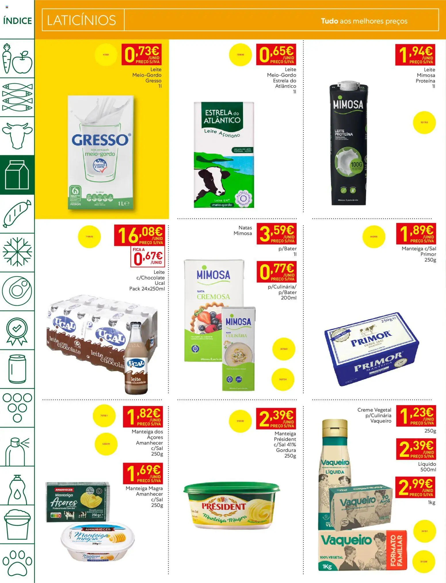 Recheio folheto Madeira │ válido de 07/07/2026 | Página: 8 | Produtos: Leite, Chocolate, Creme, Proteina