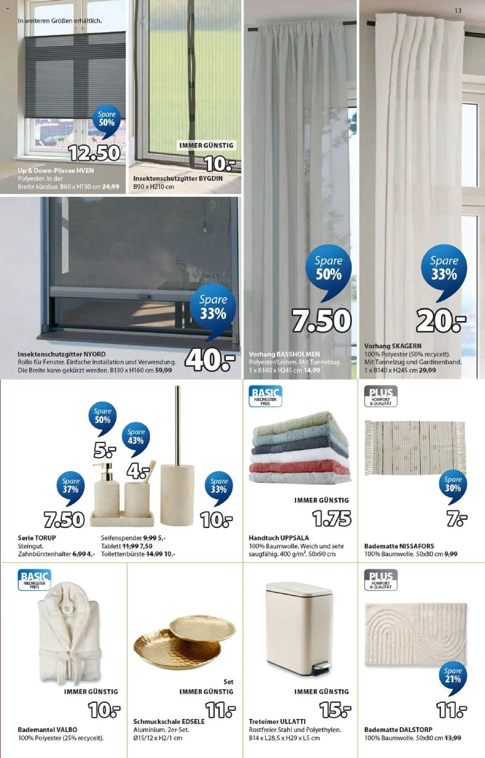 JYSK Prospekt aktuell gültig ab 10.06.2026 | Seite: 13 | Produkte: Bademantel