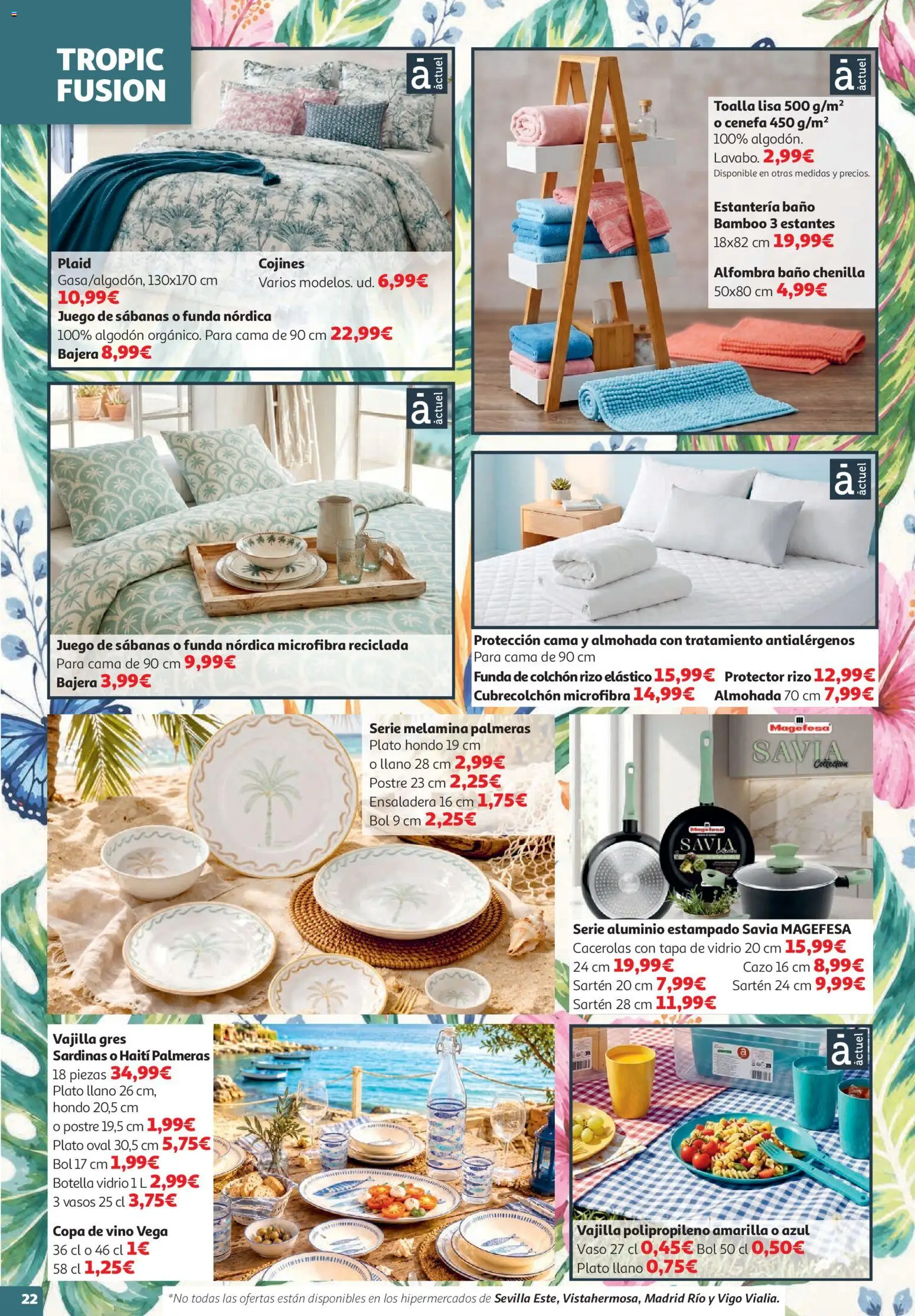 Alcampo HG Nacional No Litoral │ válido desde el 15/07/2026 | Página: 22 | Productos: Vino, Vasos, Almohada, Alfombra