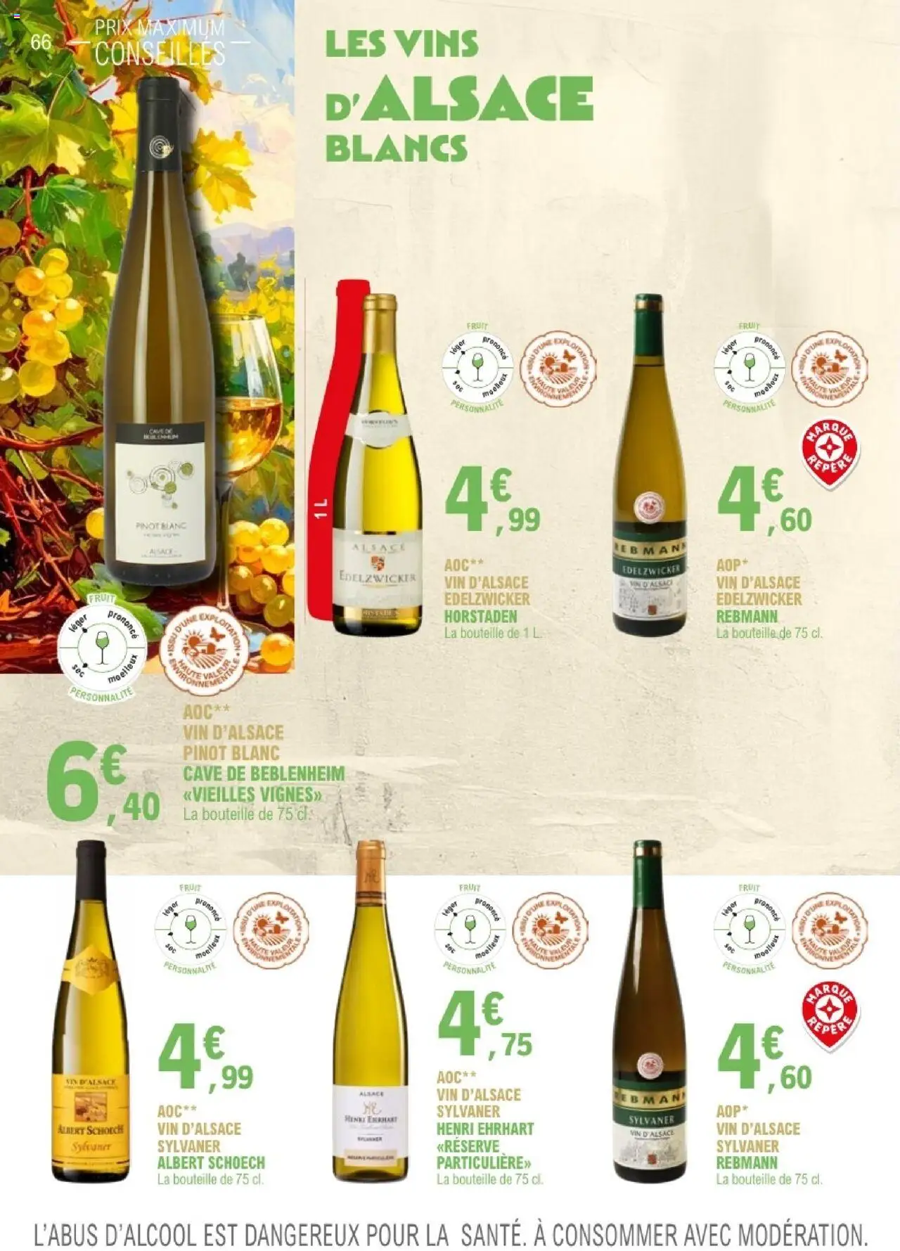 {H1} | Page: 66 | Produits: Bouteille, Vin