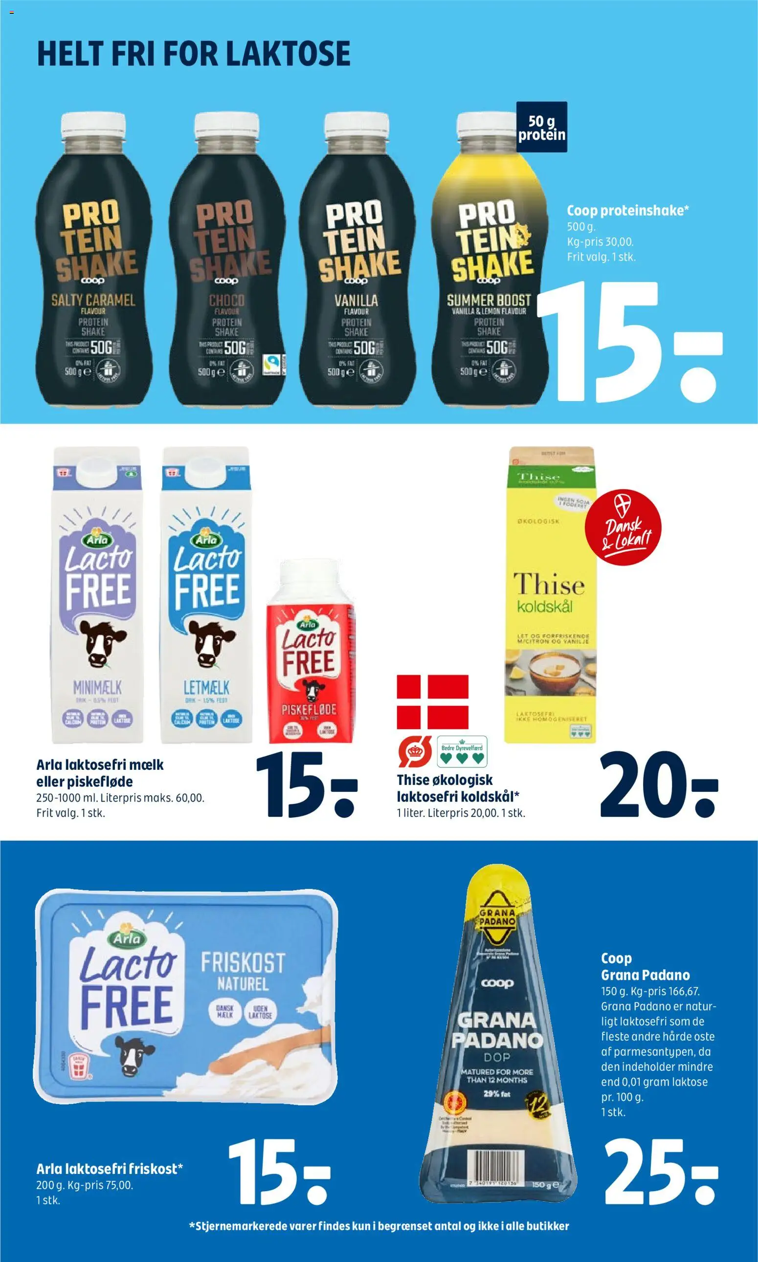 Coop 365 tilbudsavis – gyldig fra 16/07/2026 | Side: 13 | Produkter: Mælk, Laktosefri mælk, Letmælk, Søm