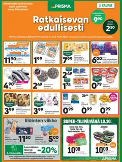 Prisma-mainoslehti voimassa 08/10/2026 alkaen