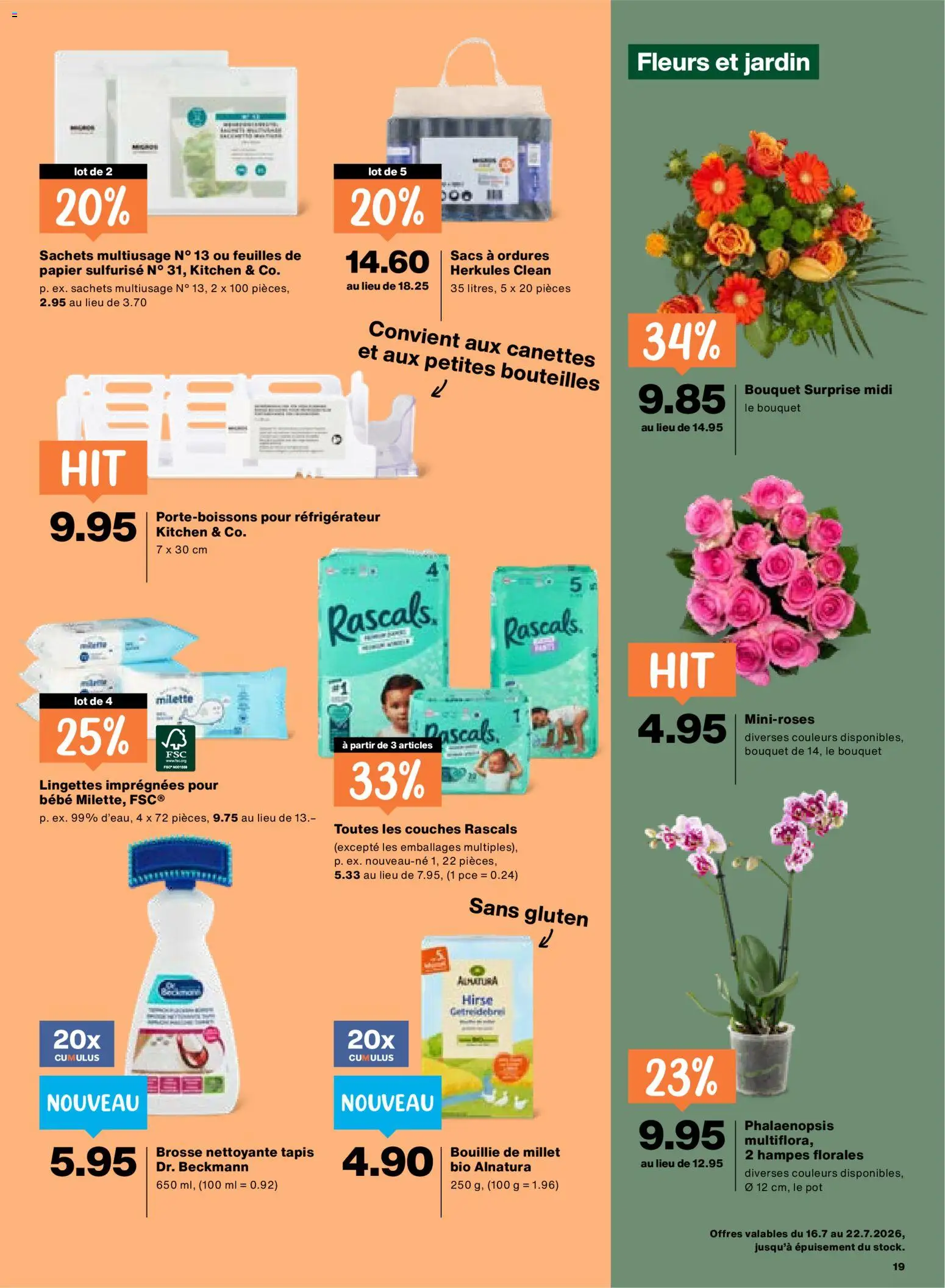 Migros aktionen FR – gültig ab 16.07.2026 | Seite: 19
