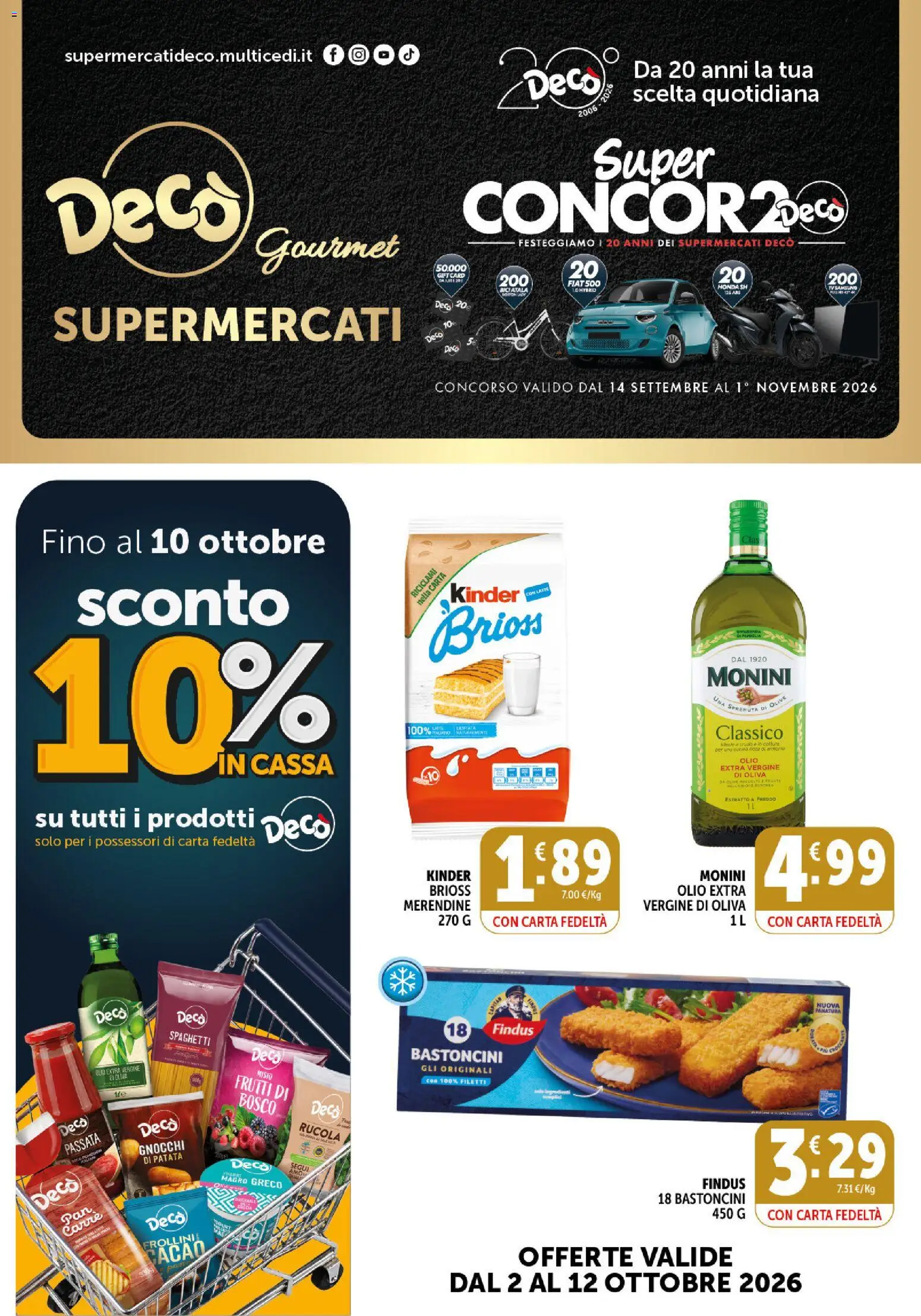 Volantino Decò del 02/10/2026 | Pagina: 1
