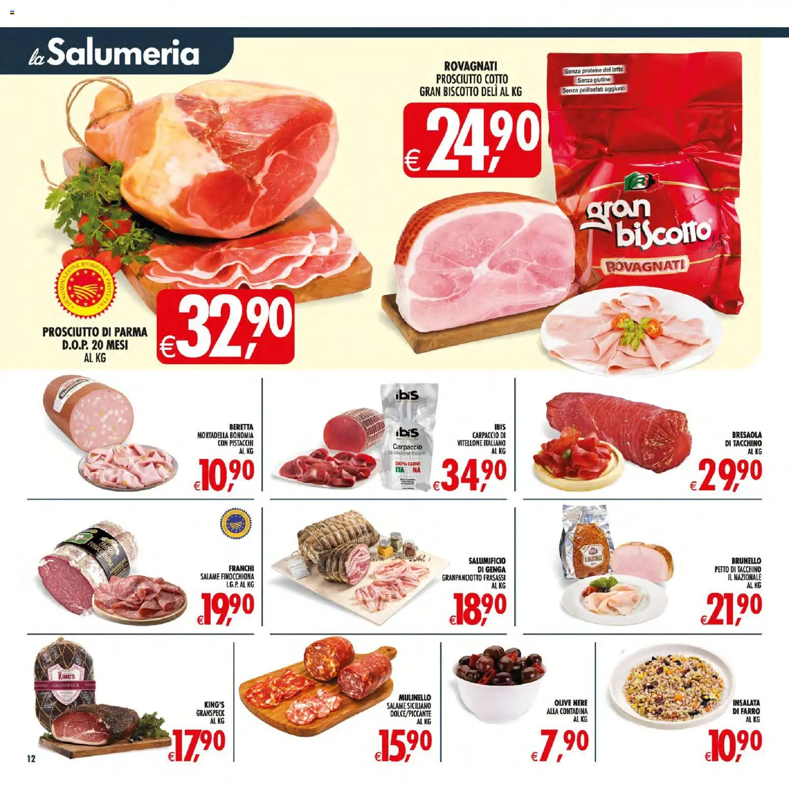 Volantino Decò del 30/06/2026 | Pagina: 17 | Prodotti: Bresaola, Tacchino, Olive, Pistacchi