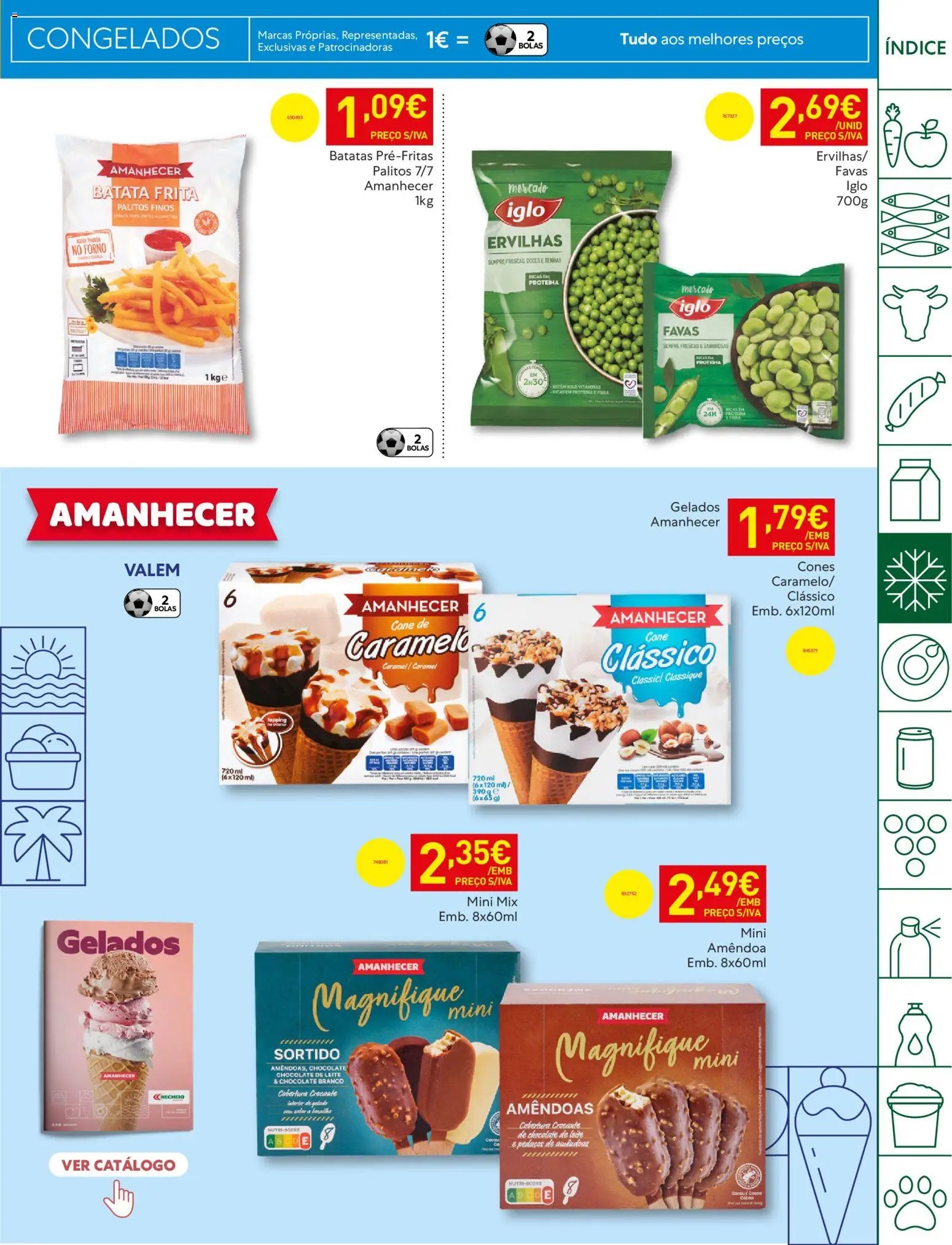 Recheio folheto │ válido de 14.04.2026 | Página: 17 | Produtos: Favas, Batata frita, Leite, Chocolate