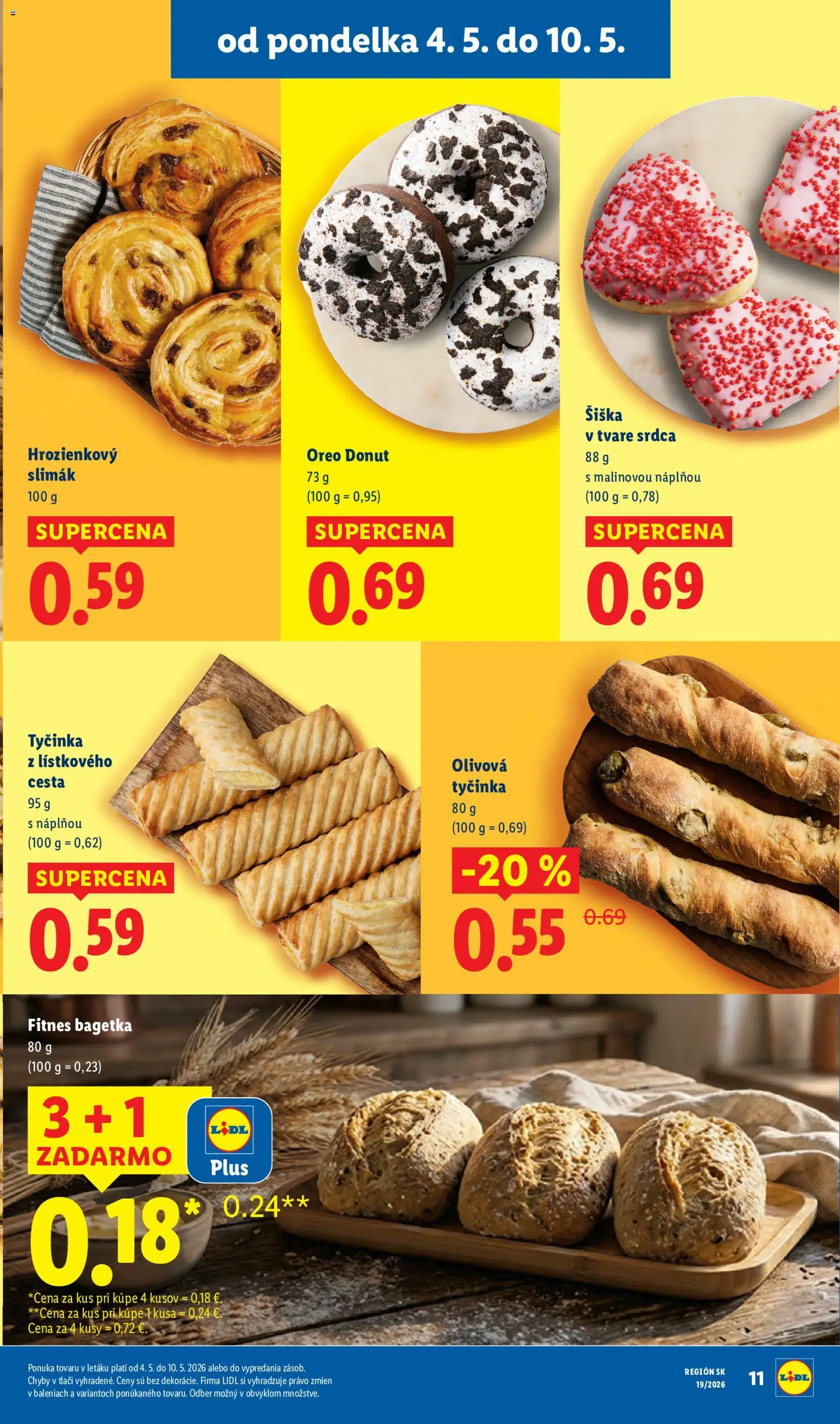 Nové Lidl akcie – leták je platný od 04.05.2026 | Strana: 17 | Produkty: Donut