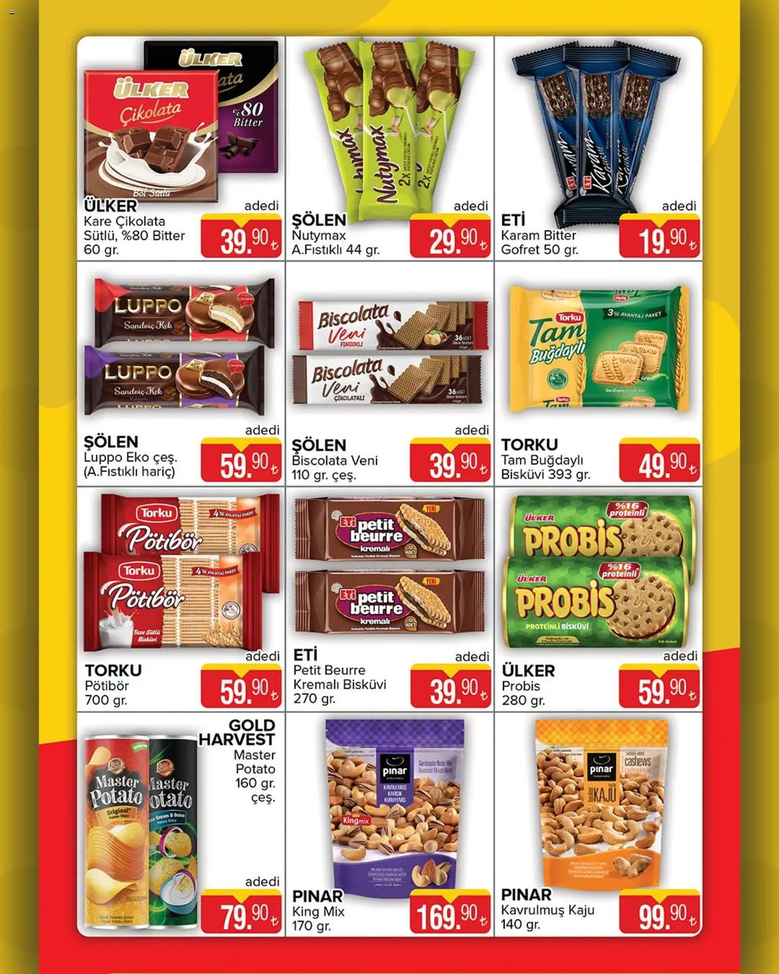 Seyhanlar Market Katalog - 10 Eylül 2026 tarihinden itibaren geçerlidir | Sayfa: 4 | Ürünler: Gofret, Çikolata, Bisküvi