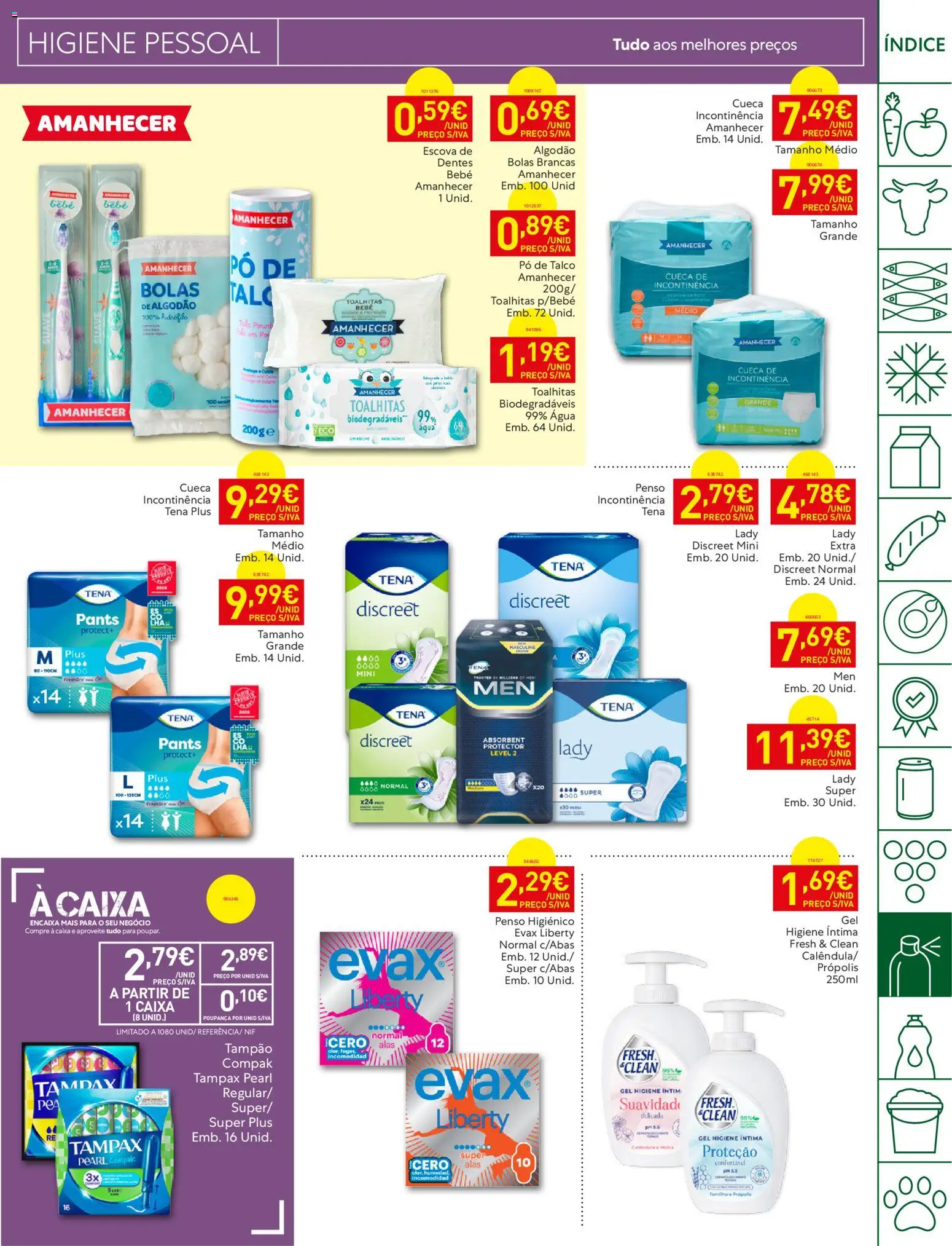 Recheio folheto Madeira │ válido de 01/09/2026 | Página: 31 | Produtos: Agua, Pó, Caixa, Higiene íntima