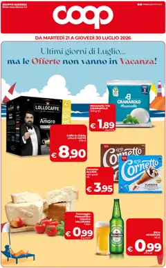 Anteprima del volantino COOP volantino Sicilia valido a partire dal 21/07/2026