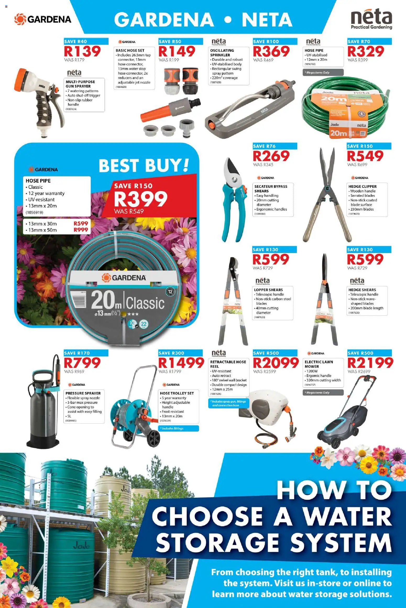 New Chamberlain catalogue – valid from 13/08/2026 | Page: 12 | Products: Mower, Tap, Pipe, Water