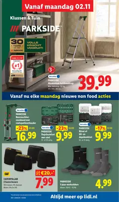 CATERPILLAR, 2 heren boxers, 95% katoen, 5% elastaan, Maten: M t/m XXL - Voorbeeld van een folder van Lidl, geldig van 02-11-2026 | Pagina: 24