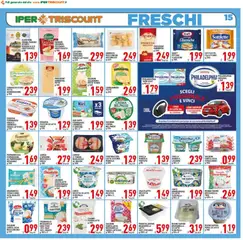 Anteprima del volantino Ipertriscount volantino valido a partire dal 19/06/2026 | Pagina: 15 | Prodotti: Tartufo, Tonno, Cuffie, Emmental