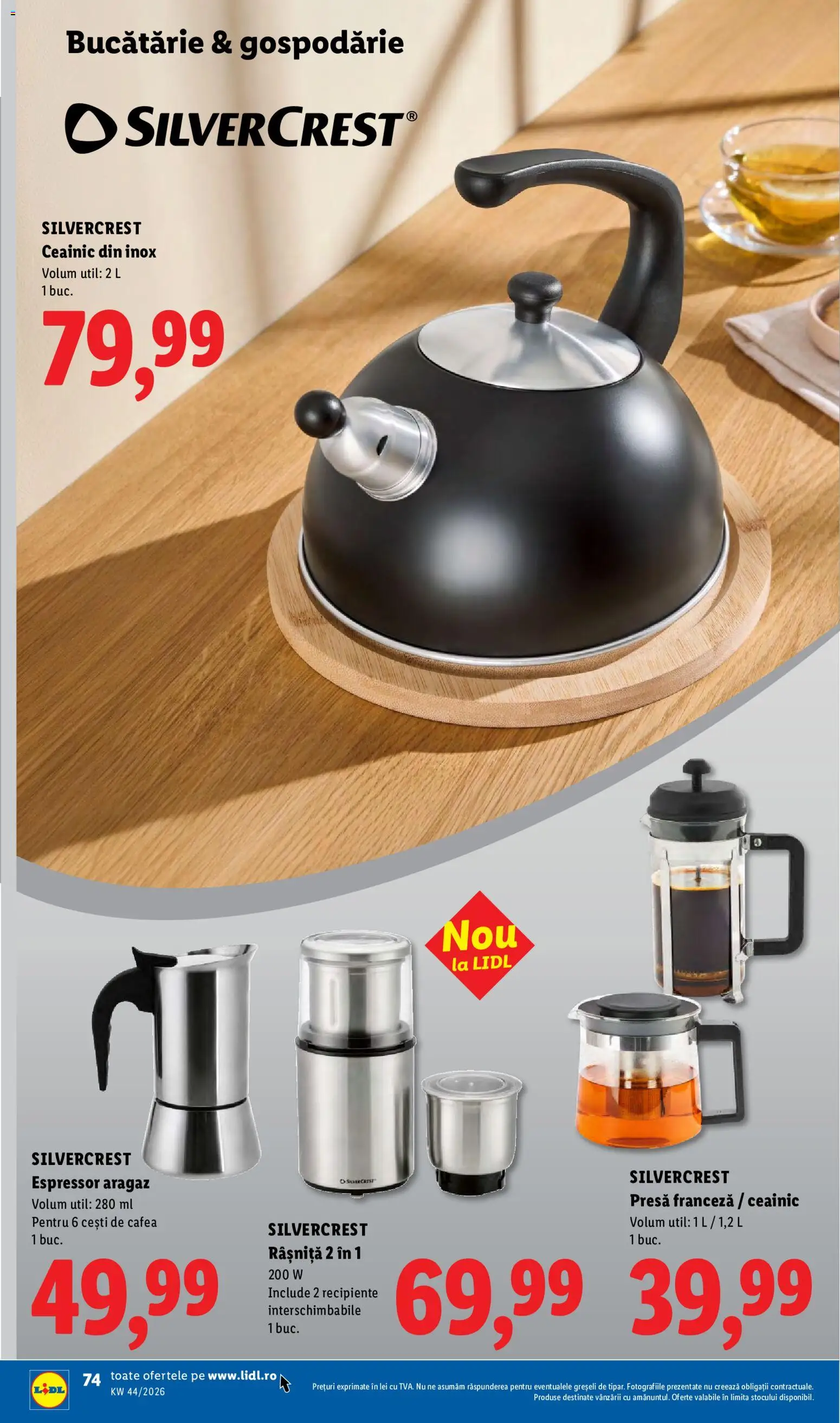 Noul catalog Lidl – valabil de la 26.10.2026 | Pagină: 74