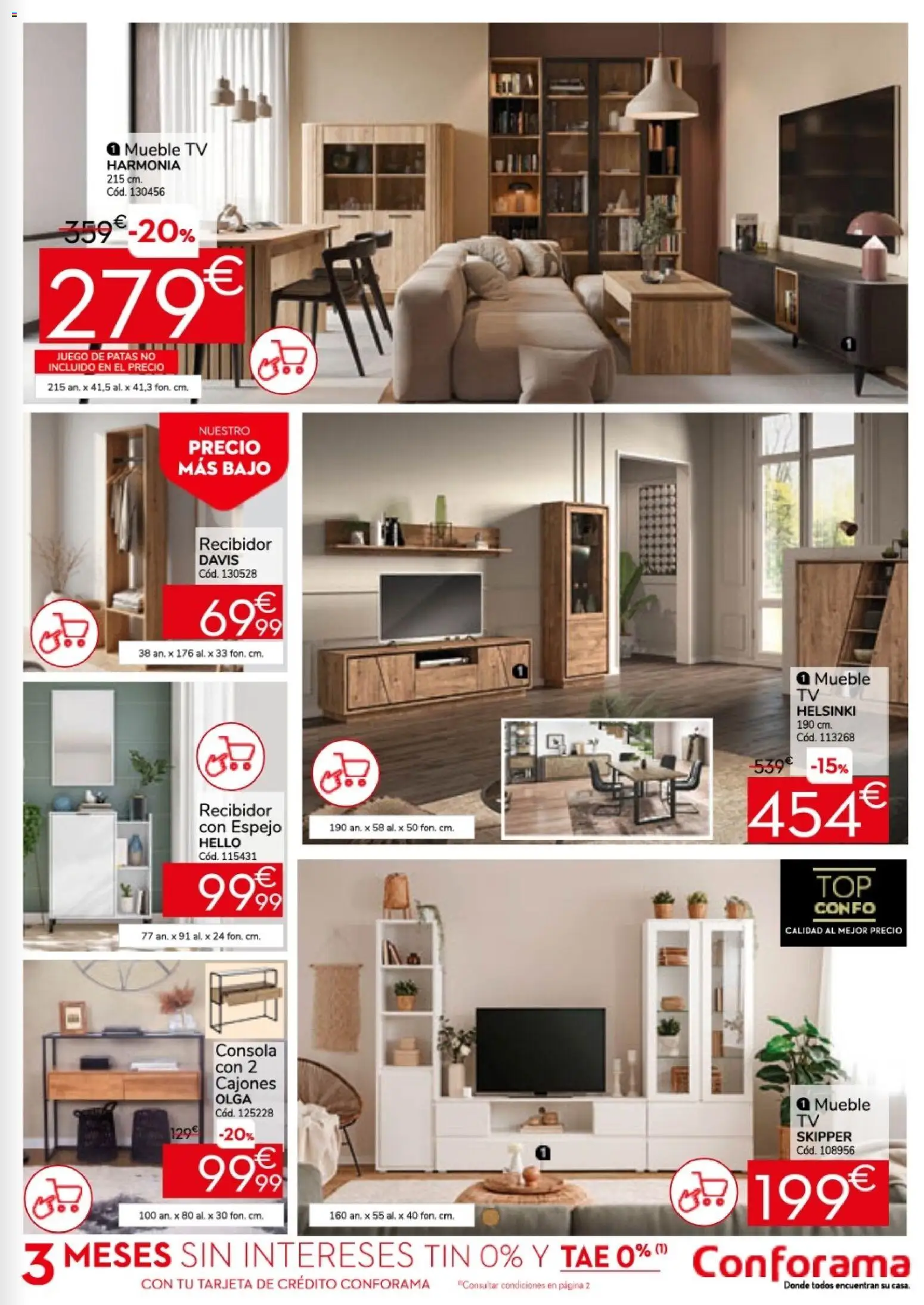 Conforama Practica Sofing │ válido desde el 26.05.2026 | Página: 9 | Productos: Consola, Espejo