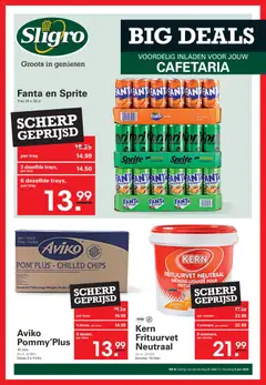 Sligro folder - Big Deals Cafetaria - Voorbeeld van een folder van Sligro, geldig van 21.05.2026