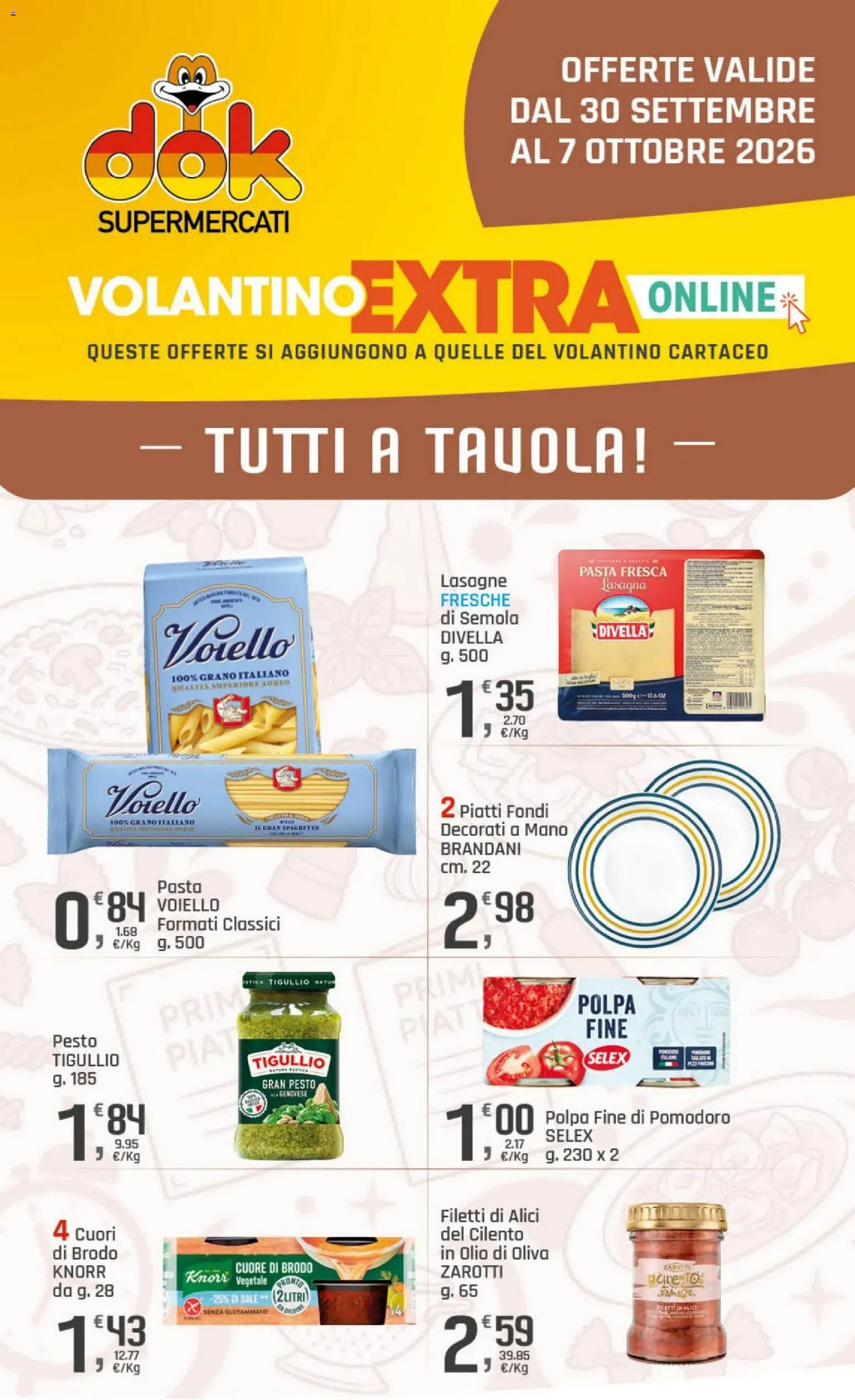 Volantino DOK del 24/09/2026 | Pagina: 21 | Prodotti: Sale, Pomodoro, Lasagna, Lasagne