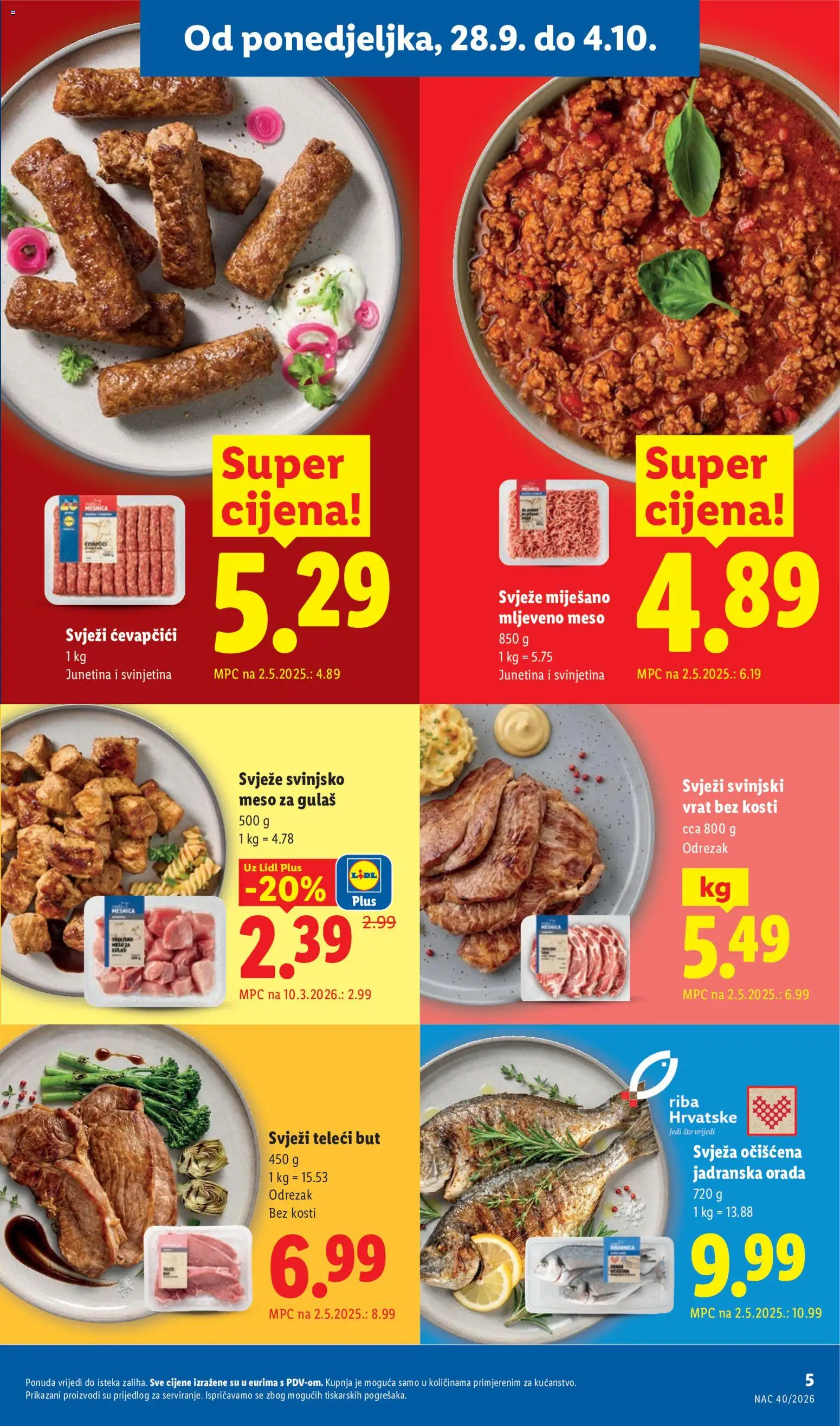 Lidl katalog | vrijedi od 28.09.2026 | Stranica: 5