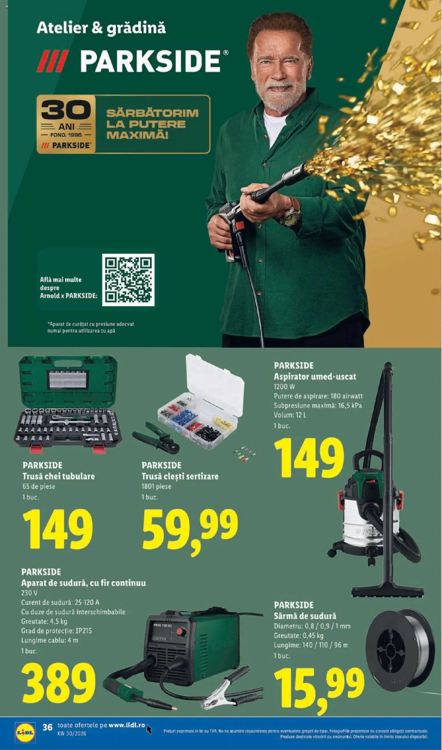 Noul catalog Lidl – valabil de la 20.07.2026 | Pagină: 36 | Produse: Gradina, Aspirator, Parkside, Apă