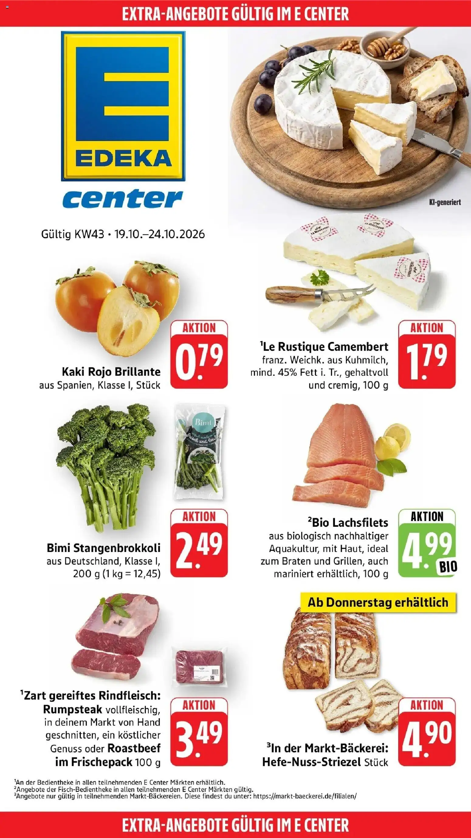 Edeka Prospekt Mössingen (ab 19.10.2026) » Angebote Online | Seite: 57 | Produkte: Rumpsteak, Roastbeef, Camembert, Rindfleisch