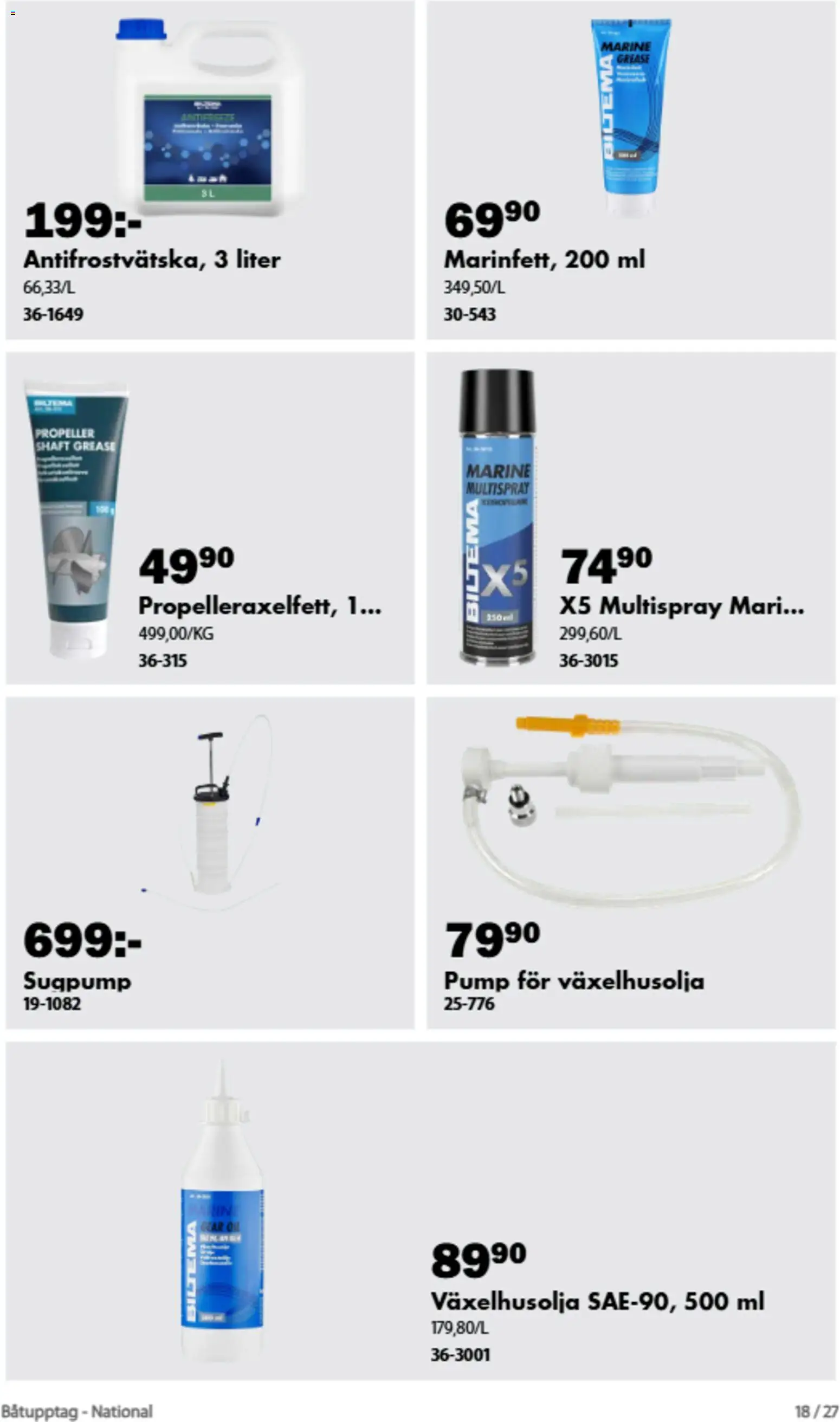 Biltema reklamblad aktuell från 01/09/2026 | Sida: 10 | Produkter: Pump