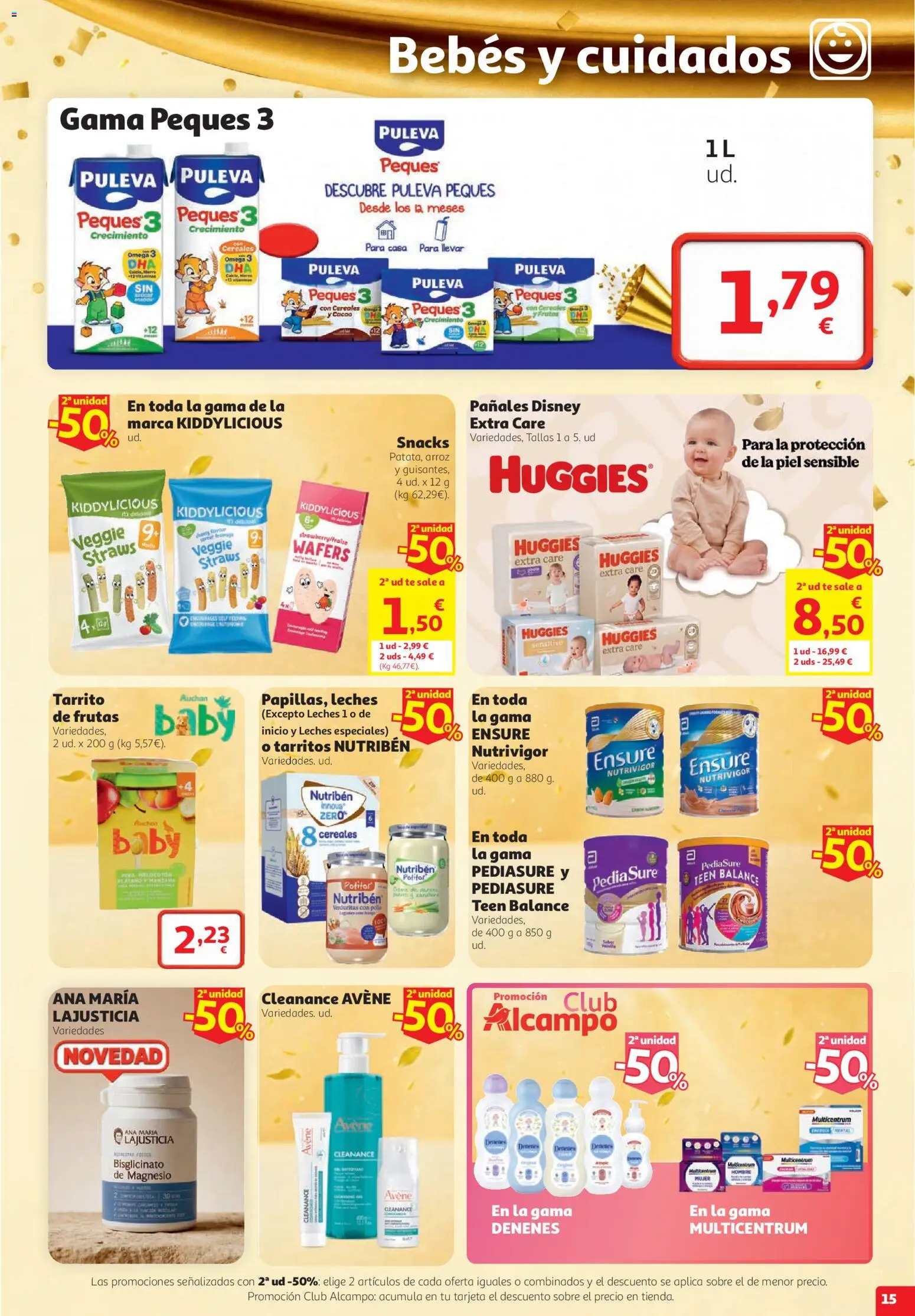 Alcampo folleto Vilanova I La Geltrú │ válido desde el 22/10/2026 | Página: 15 | Productos: Snacks, Arroz, Manzana, Pañales
