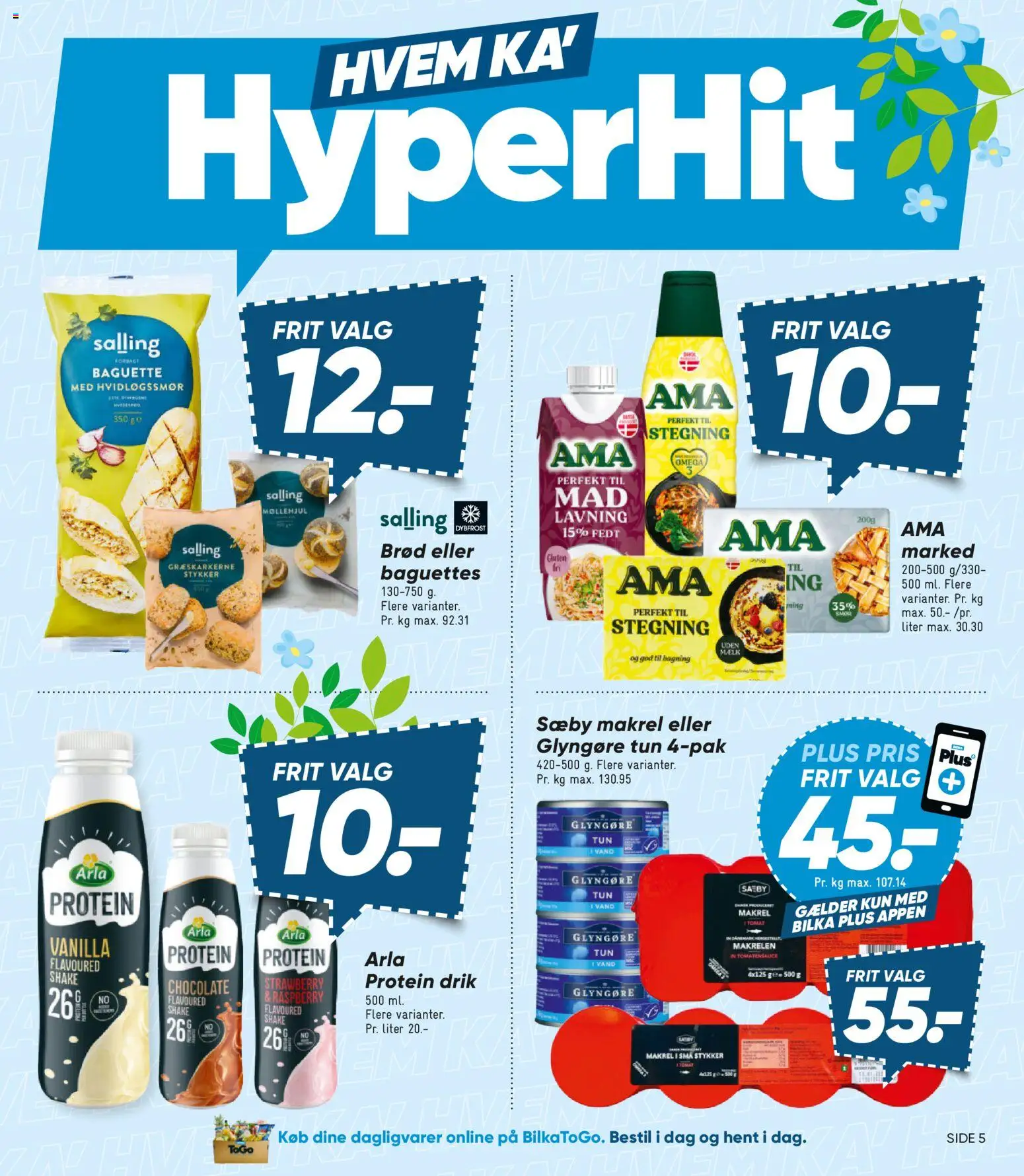 Bilka tilbudsavis – gyldig fra 22.05.2026 | Side: 5 | Produkter: Brød, Makrel, Tun