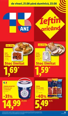 Ofertele Lidl valabile de la 17.08.2026 | Pagină: 93