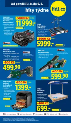 Náhled letáku SILVERCREST Digitální horkovzdušná fritéza 9 v 1, Kombinace horkovzdušné fritézy, grilu a sušičky potravin, • Teplotní rozsah:, 40-200 °C, • Příkon: 1800 W, Objem: 12 l od 06.08.2026 | Strana: 43 | Produkty: Nůžky, Fritéza, Sekačka, Aku nůžky