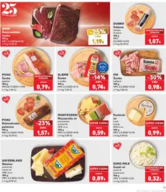 MONTEVERDI Mozzarella sir, Punomasni polutvrdi 45% m.m. 100 g - Pregled kataloga iz trgovine Kaufland, vrijedi od 29.04.2026 | Stranica: 19