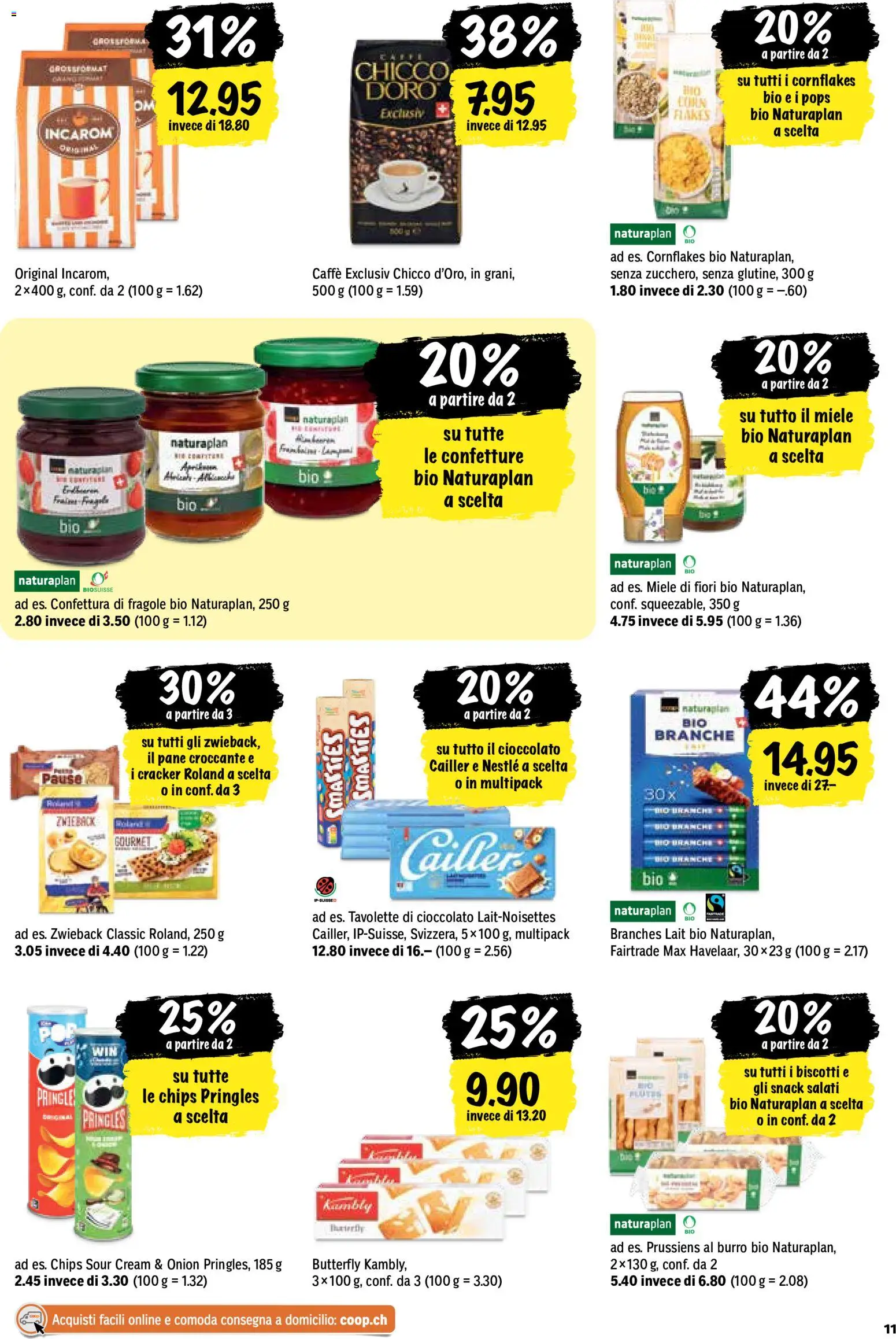 Coop aktionen IT – gültig ab 10.09.2026 | Seite: 11 | Produkte: Cracker, Pane, Chips, Miele