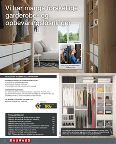 Bauhaus - Montageservice gyldig fra 01/01/2026 | Side: 16 | Produkter: Garderobe, Søm