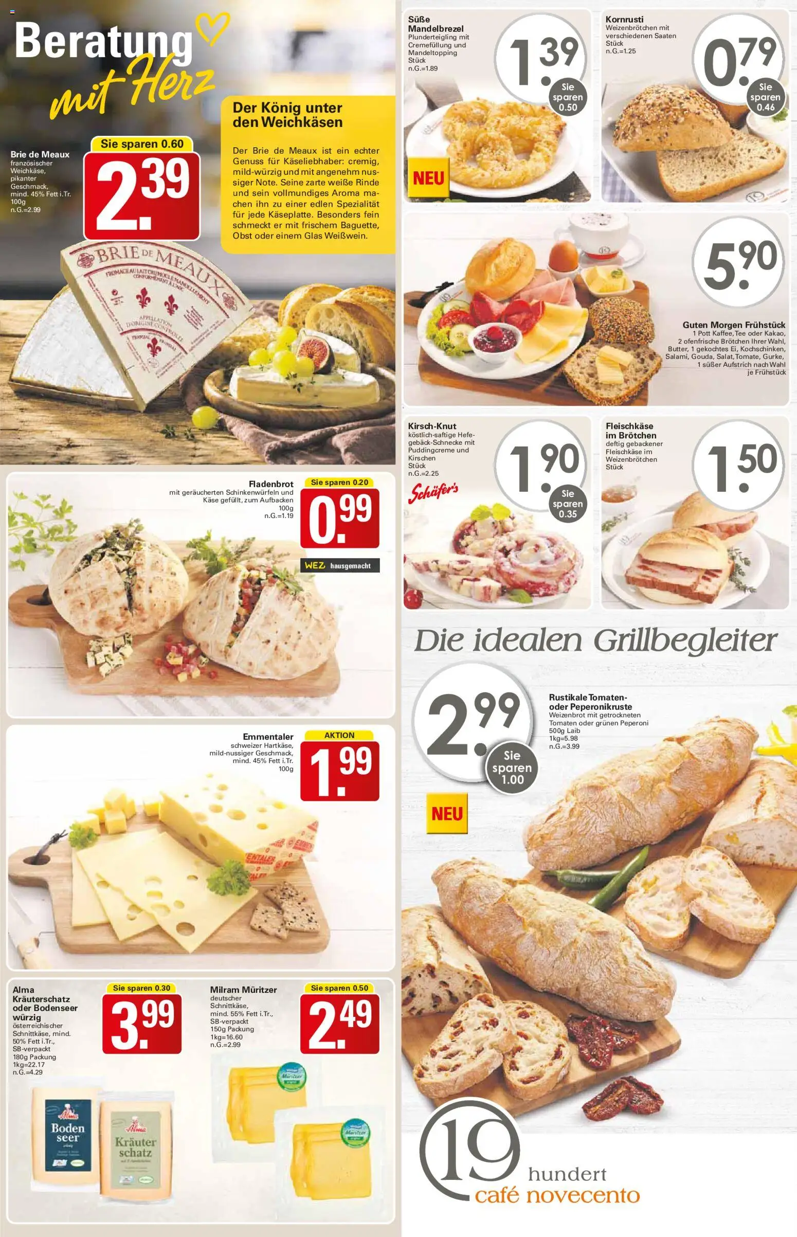 WEZ Prospekt – gültig ab 01.06.2026 | Seite: 5 | Produkte: Käse, Ofenfrische, Kirschen, Tee